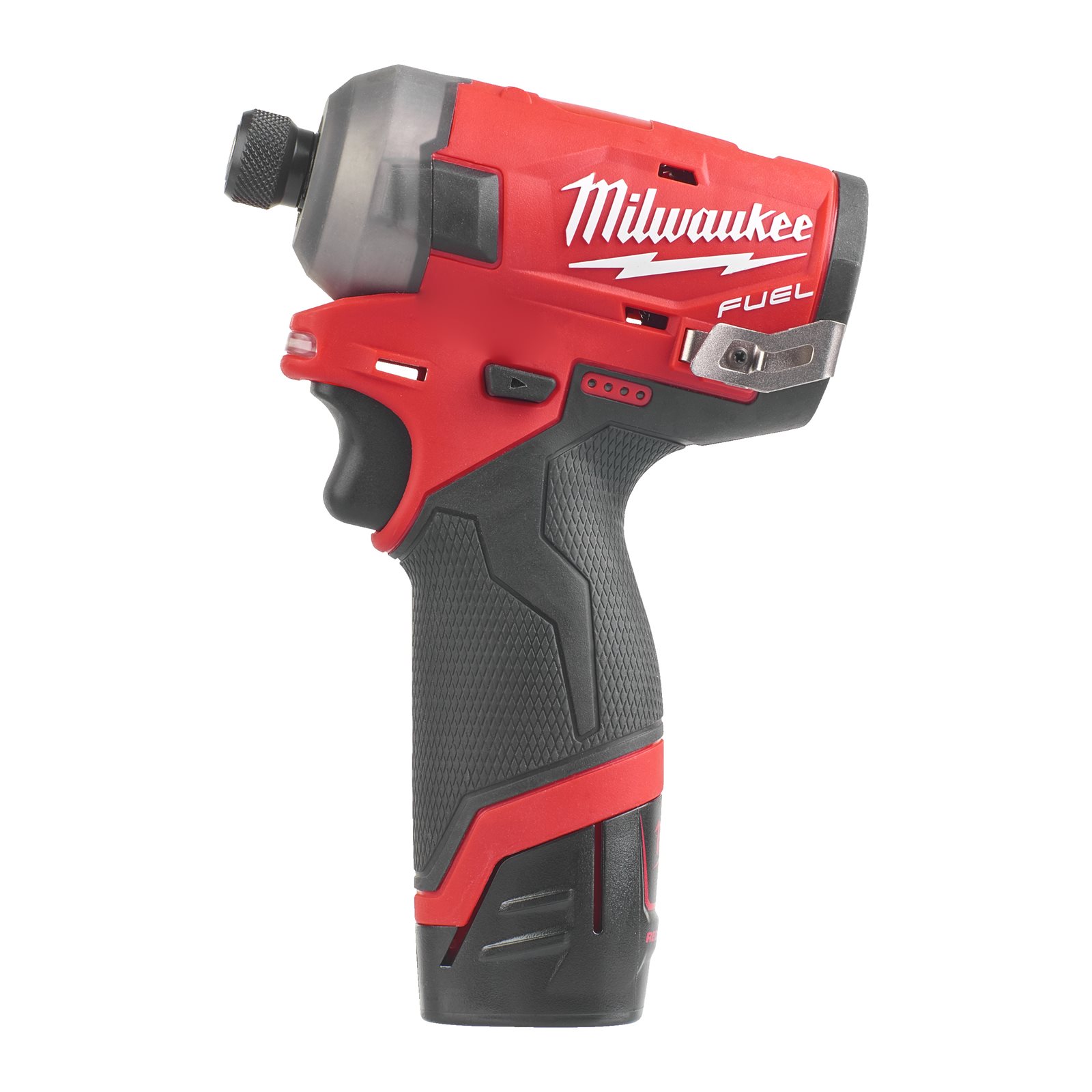 Mașină de înșurubat hidraulică cu impact 1/4" Hex M12 FUEL SURGE Milwaukee M12 FQID-202X