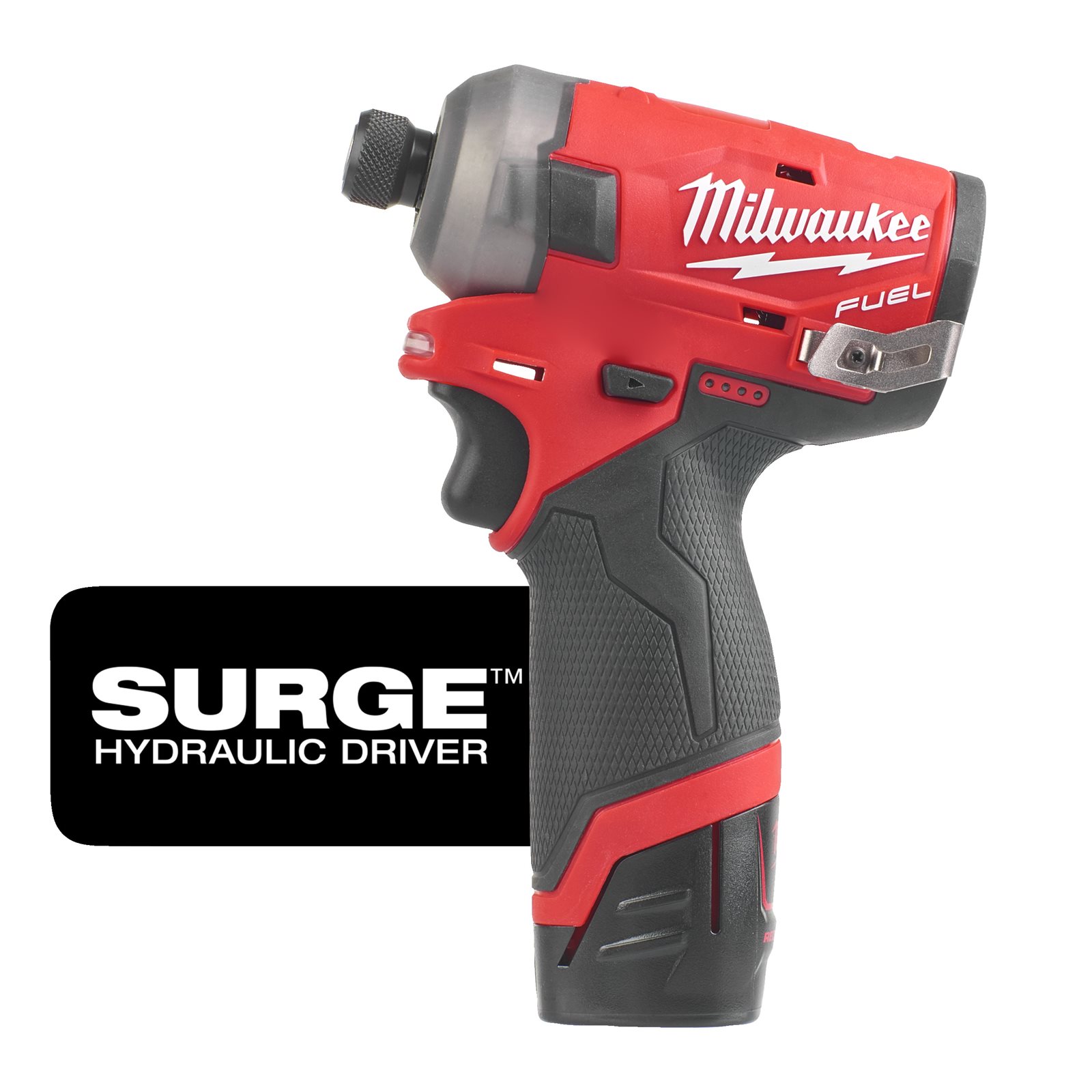 Mașină de înșurubat hidraulică cu impact 1/4" Hex M12 FUEL SURGE Milwaukee M12 FQID-202X - imagine 3