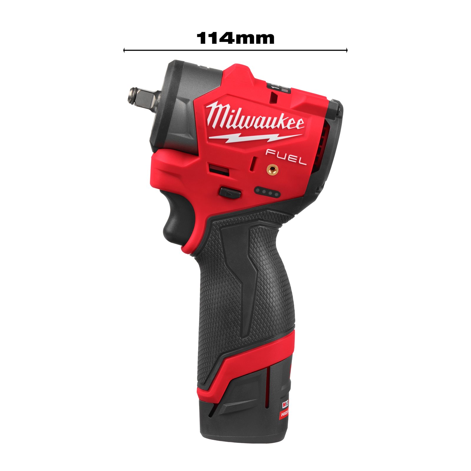 Cheie sub-compactă de impact 3/8" M12 FUEL cu inel de fixare Milwaukee M12 FSCIWF38-0 - detaliu 1