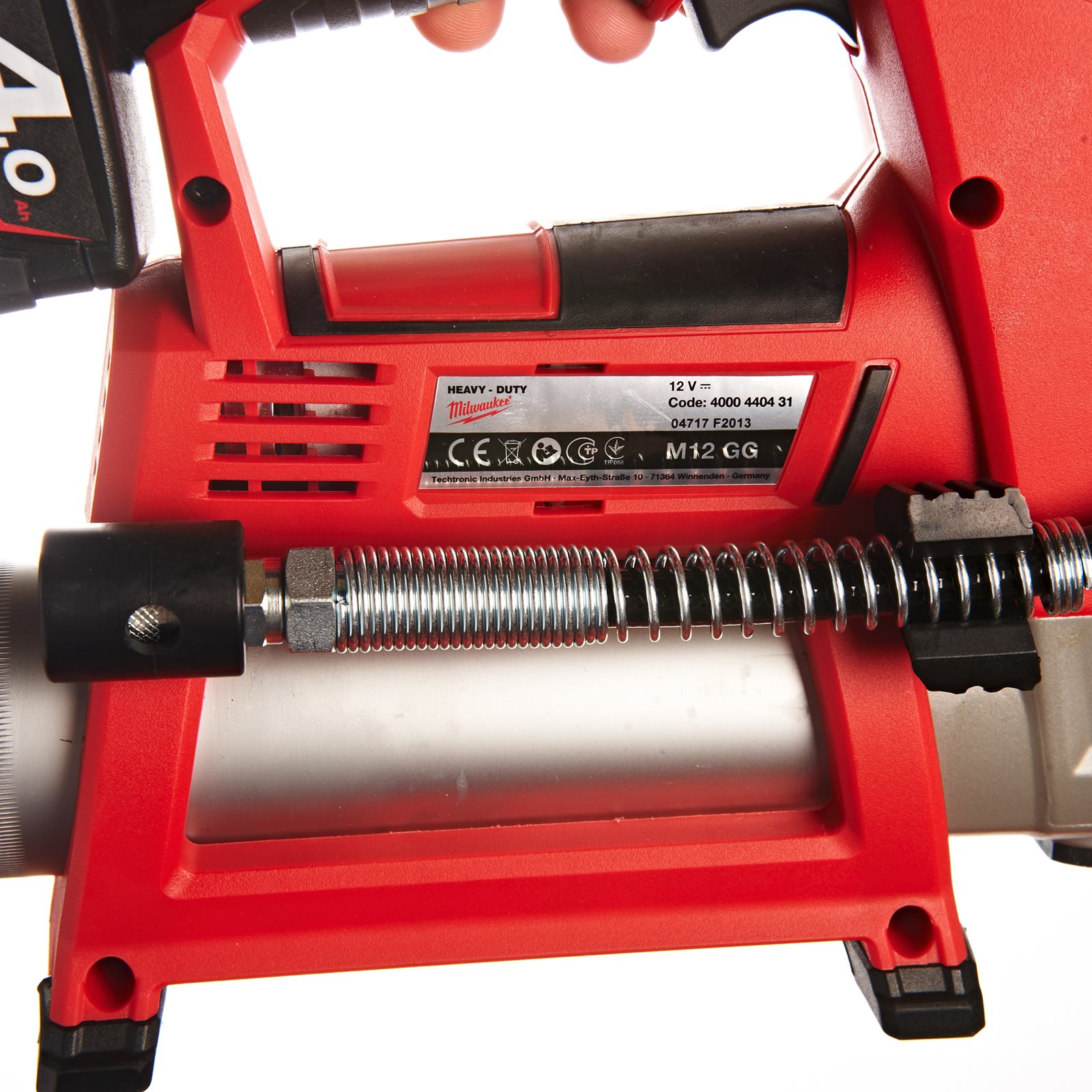 Pistol de gresat M12 subcompact Milwaukee M12 GG-0 - detaliu 1
