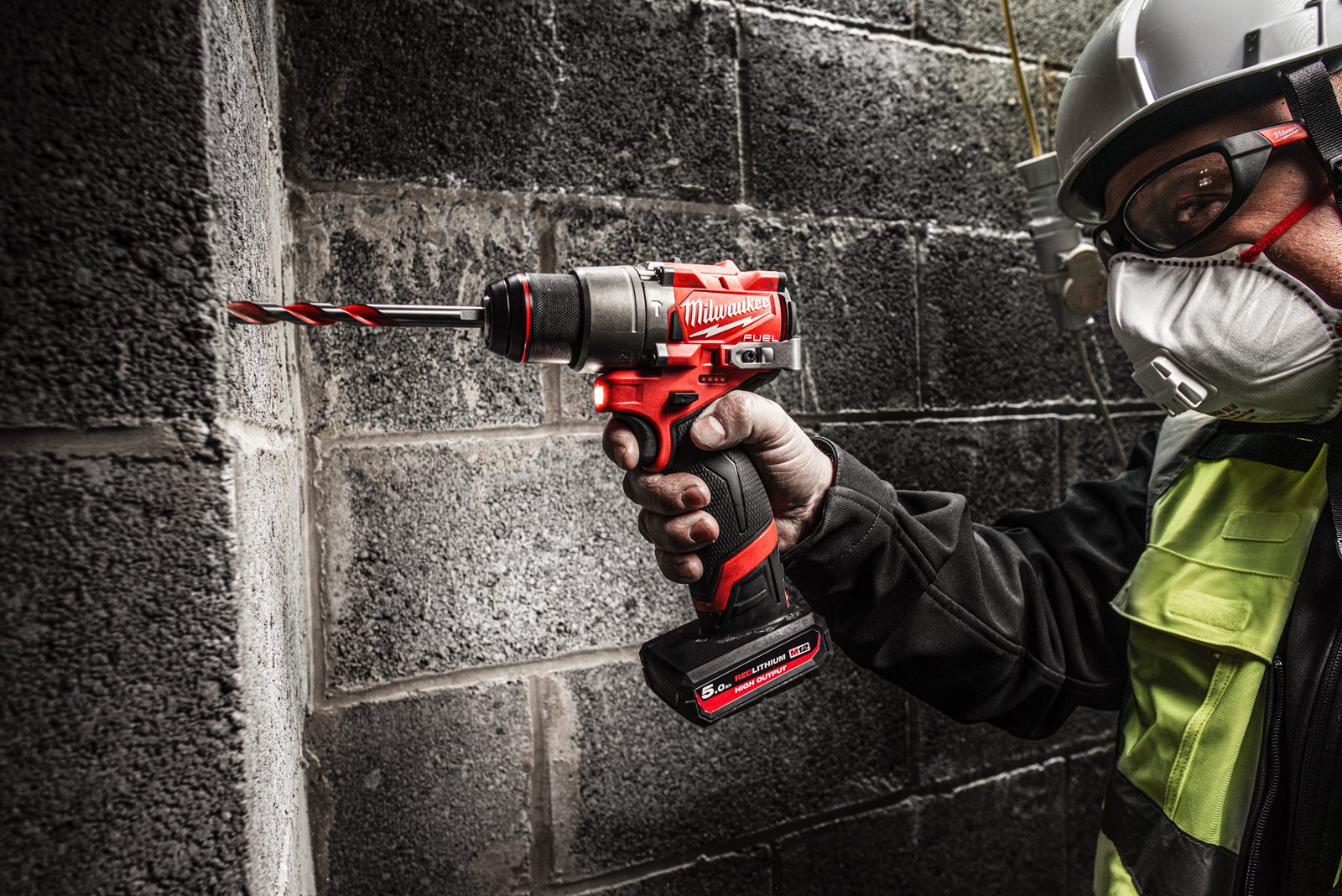 Acumulator 5.0 Ah M12HIGH OUTPUT Milwaukee M12 HB5 - in utilizare 12