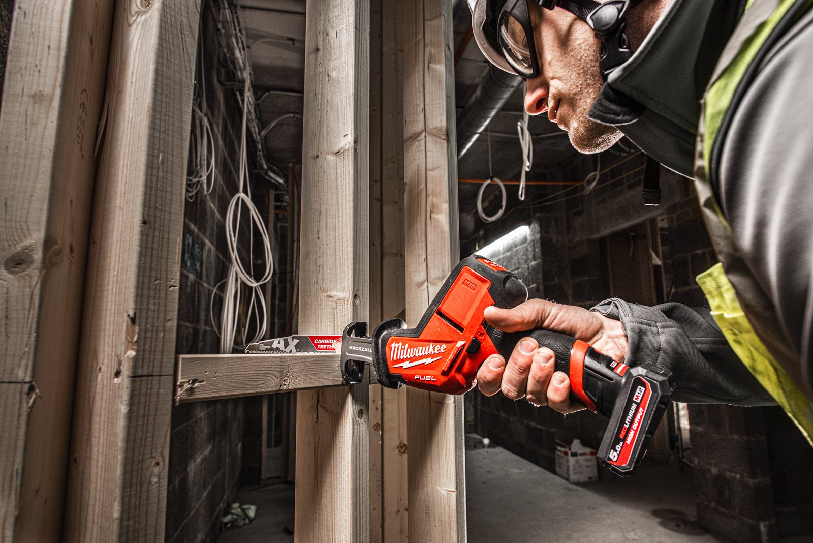 Acumulator 5.0 Ah M12HIGH OUTPUT Milwaukee M12 HB5 - in utilizare 5