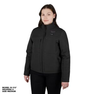 Jachetă Puffer neagră încălzită pentru femei M12 Milwaukee M12 HPJLBL2-0 (XL)