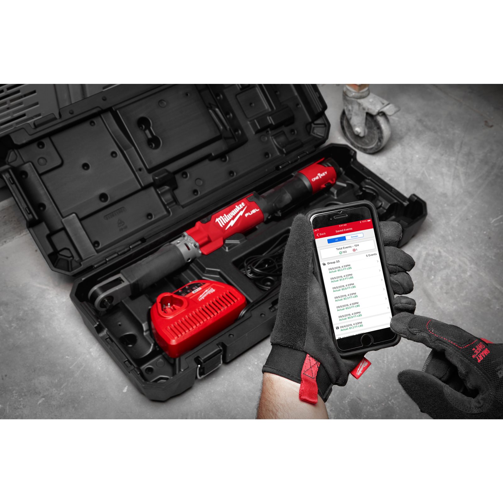 Cheie dinamometrică digitală 1/2" M12 FUEL ONE-KEY Milwaukee M12 ONEFTR12-0C - detaliu 3