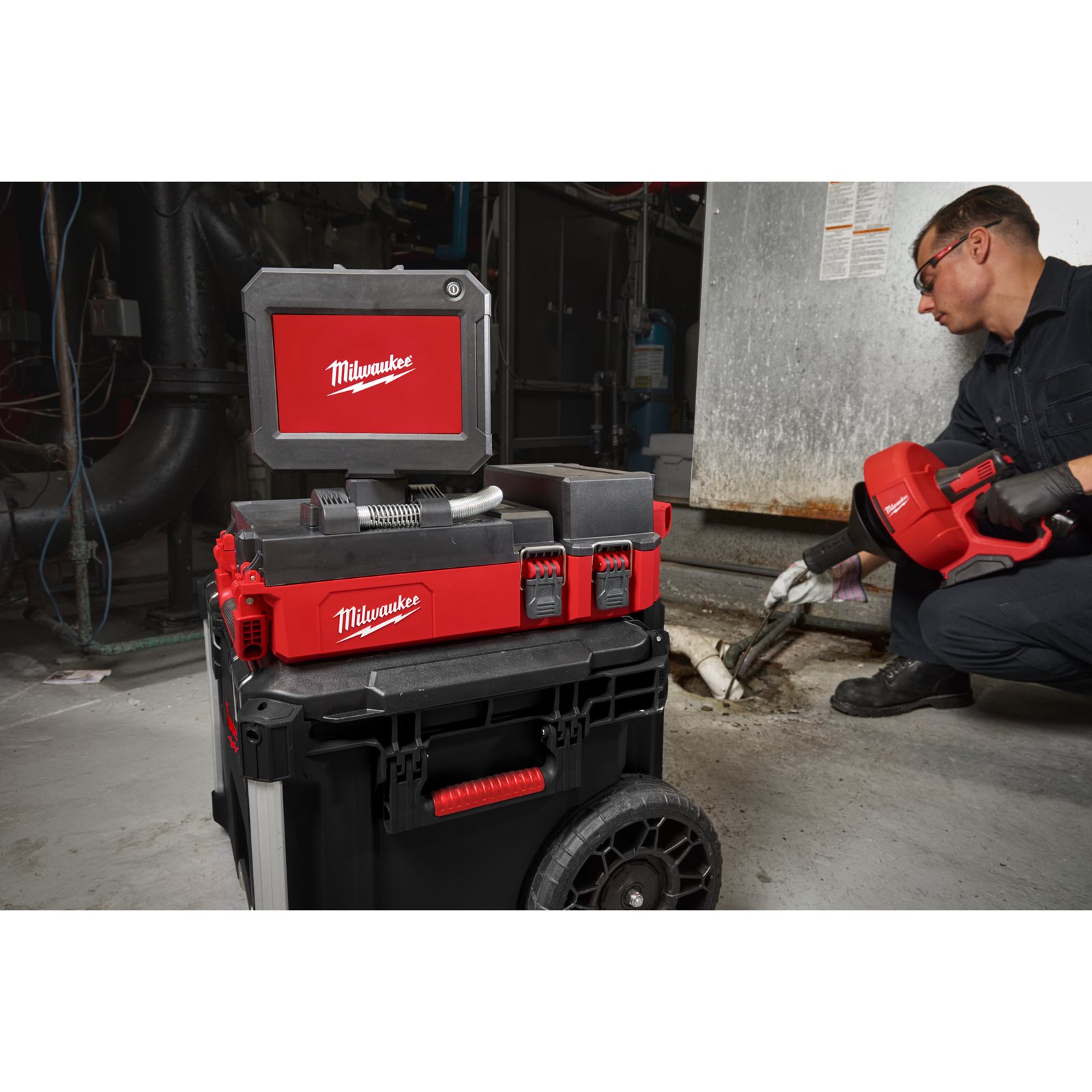 Cameră inspecție canalizare M12 PACKOUT Milwaukee M12 POSIC-0 - detaliu 1