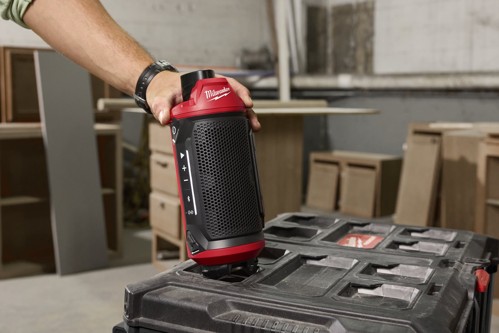 Boxă M12 Milwaukee M12 SPEJSG2-0 - in utilizare 8