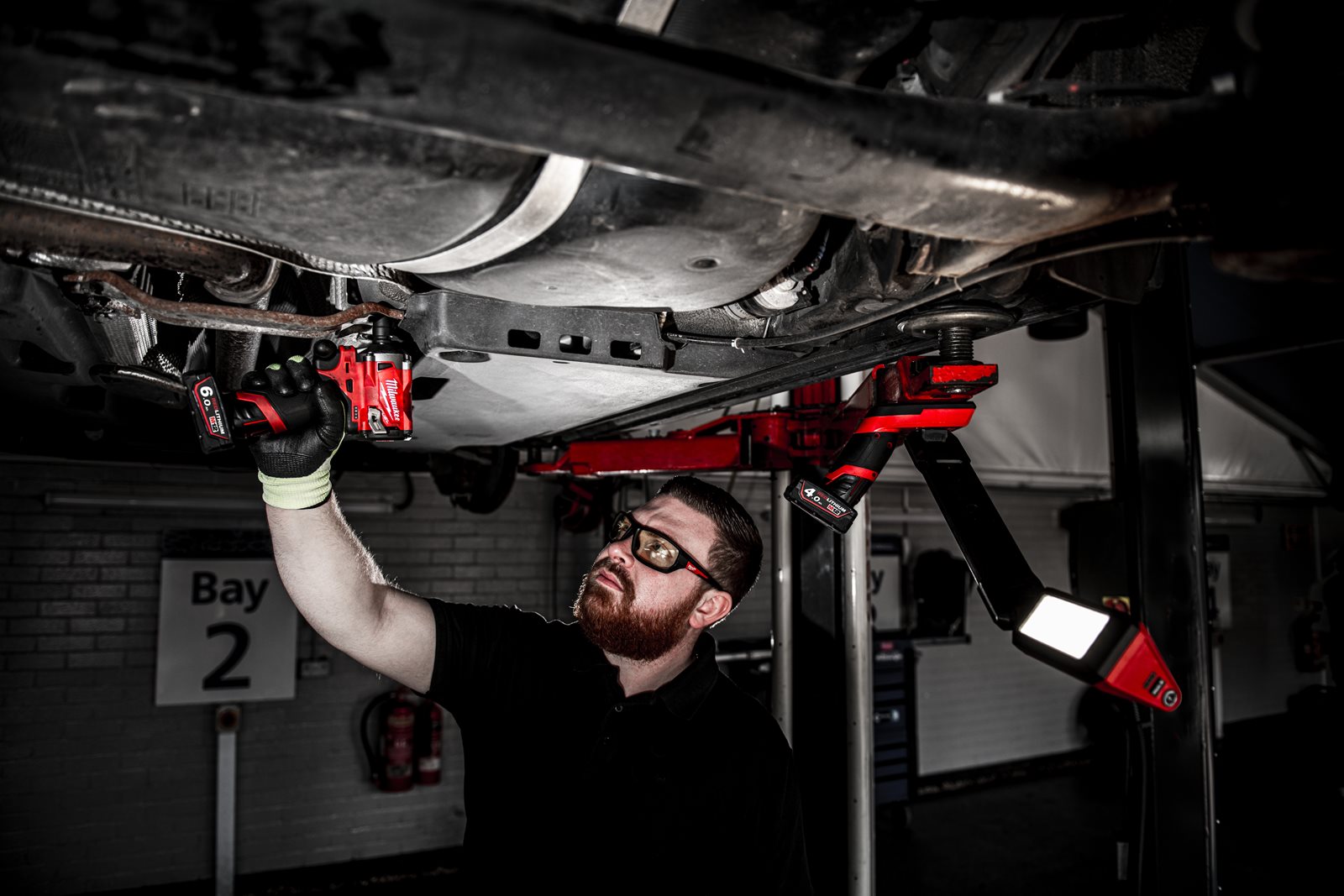 Lampă auto M12 Milwaukee M12 UCL-0 - in utilizare 4