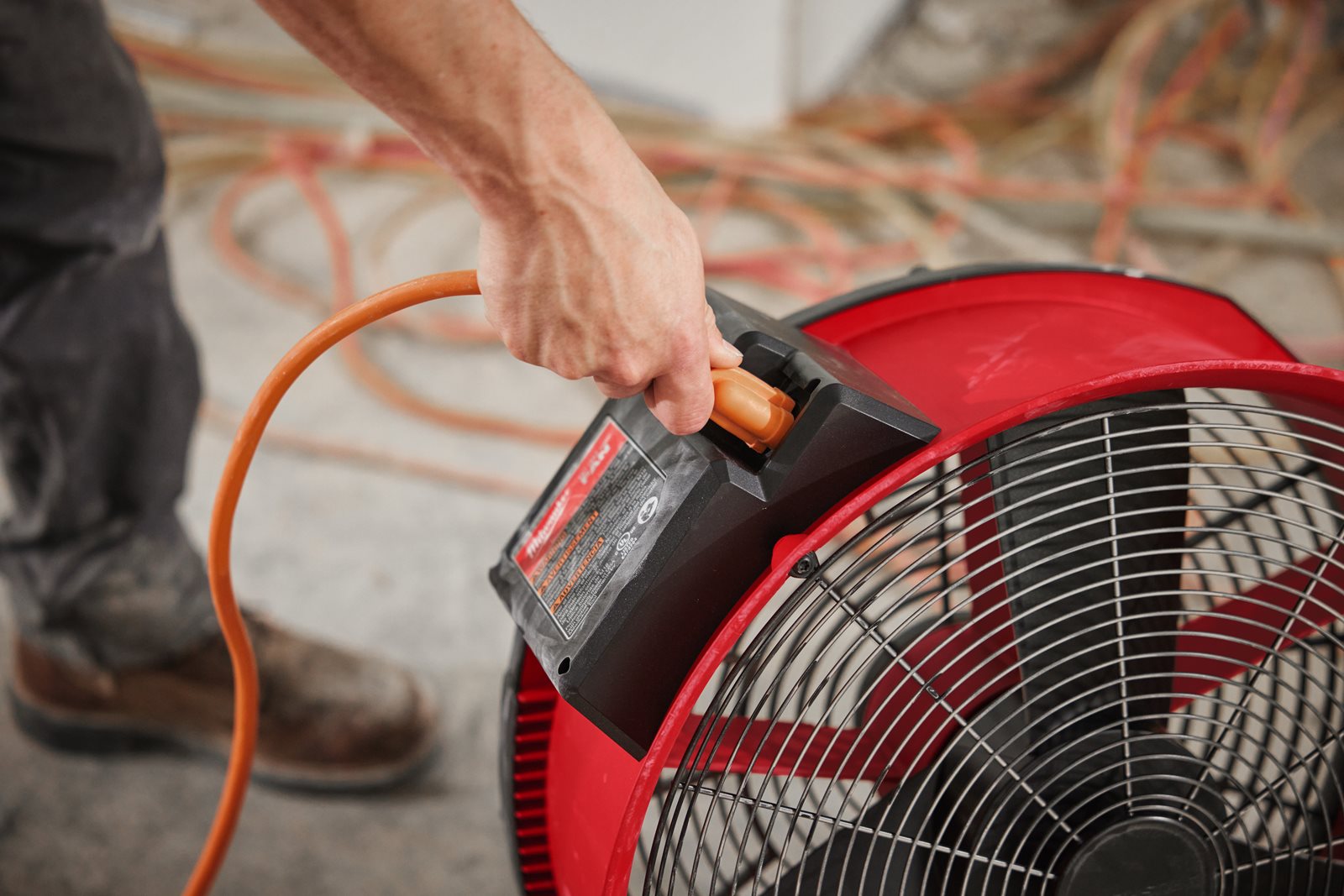Ventilator high performance M18 Milwaukee M18 ARFHP-0 - in utilizare 9