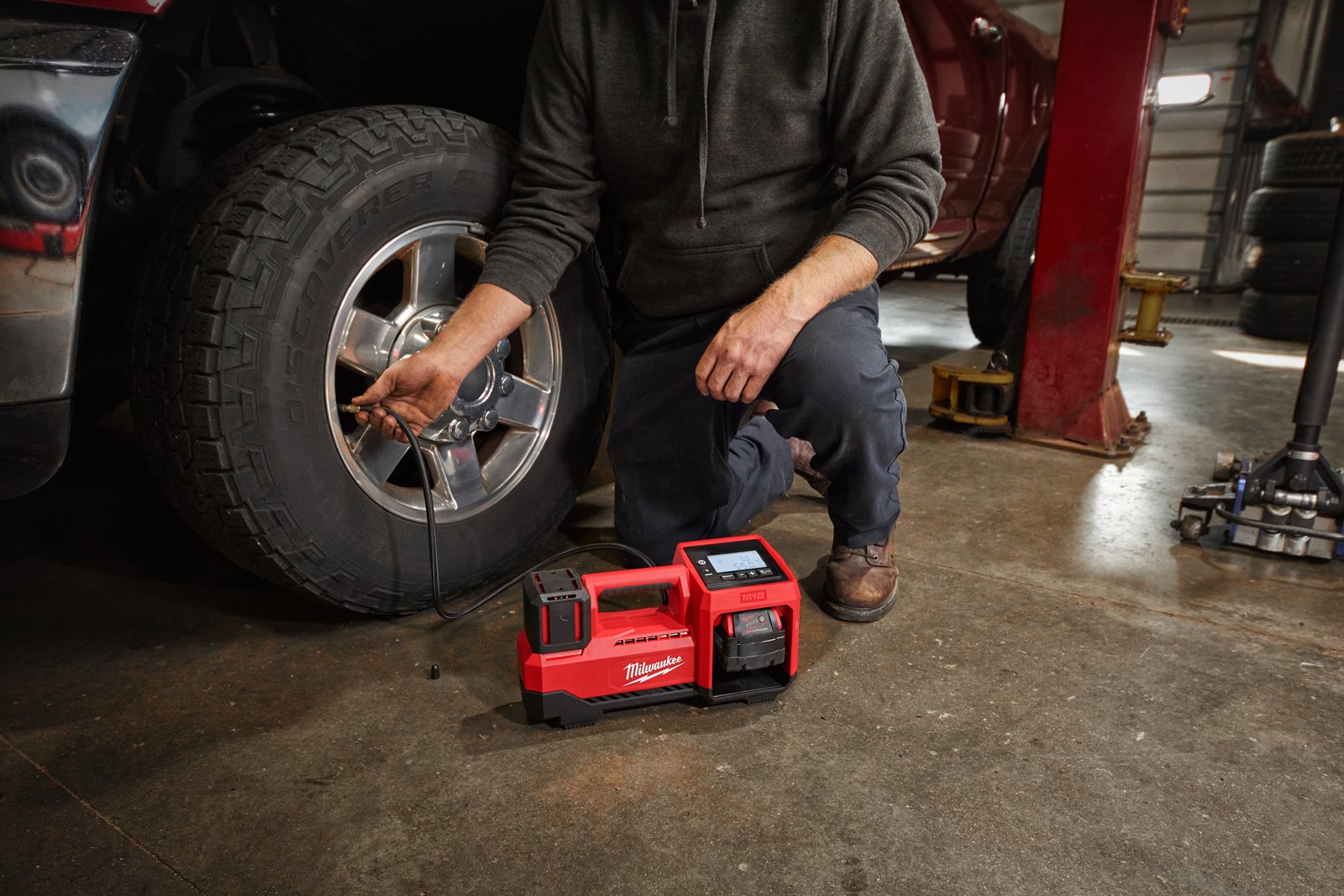 Compresor M18 Milwaukee M18 BI-0 - in utilizare 10