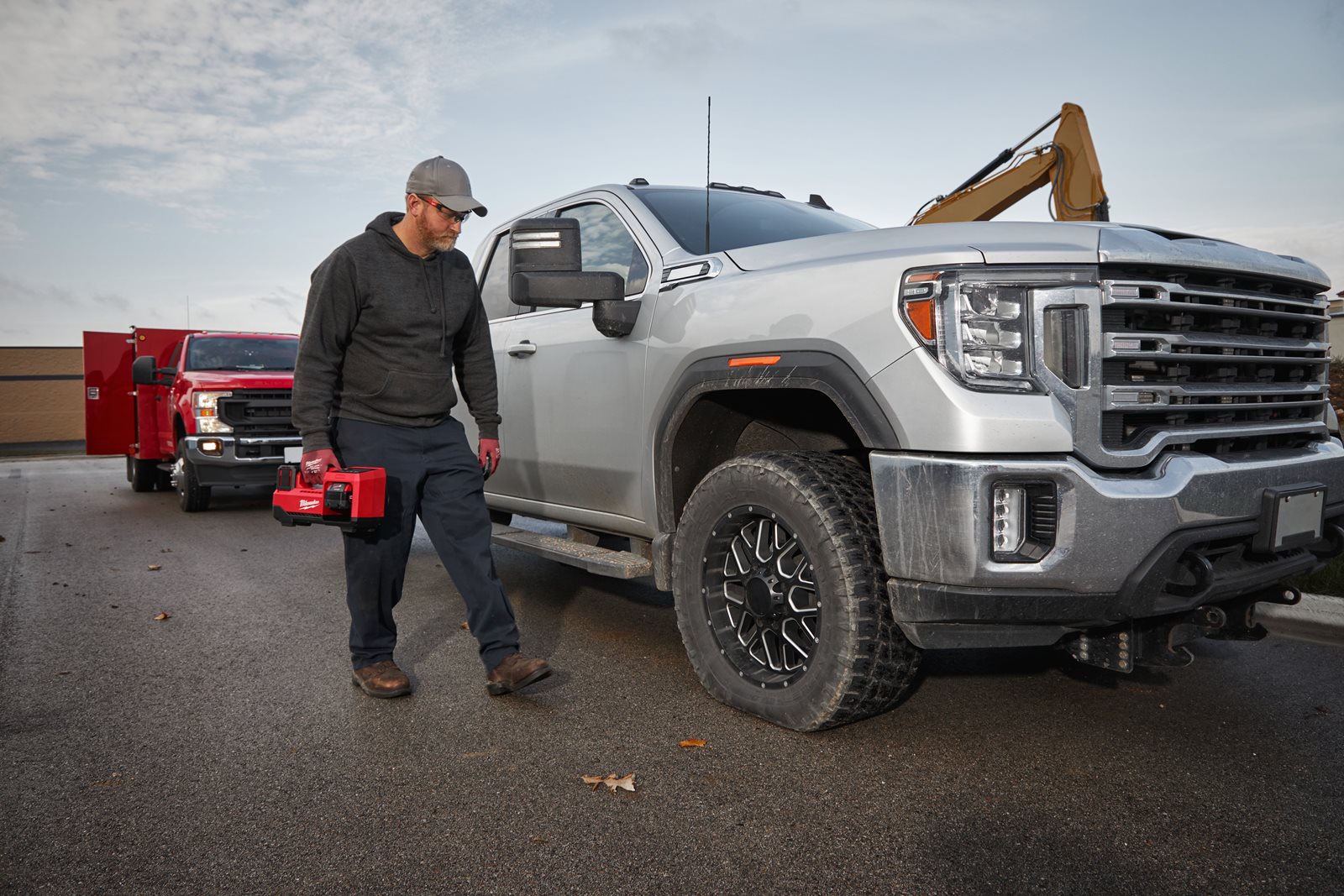 Compresor M18 Milwaukee M18 BI-0 - in utilizare 12