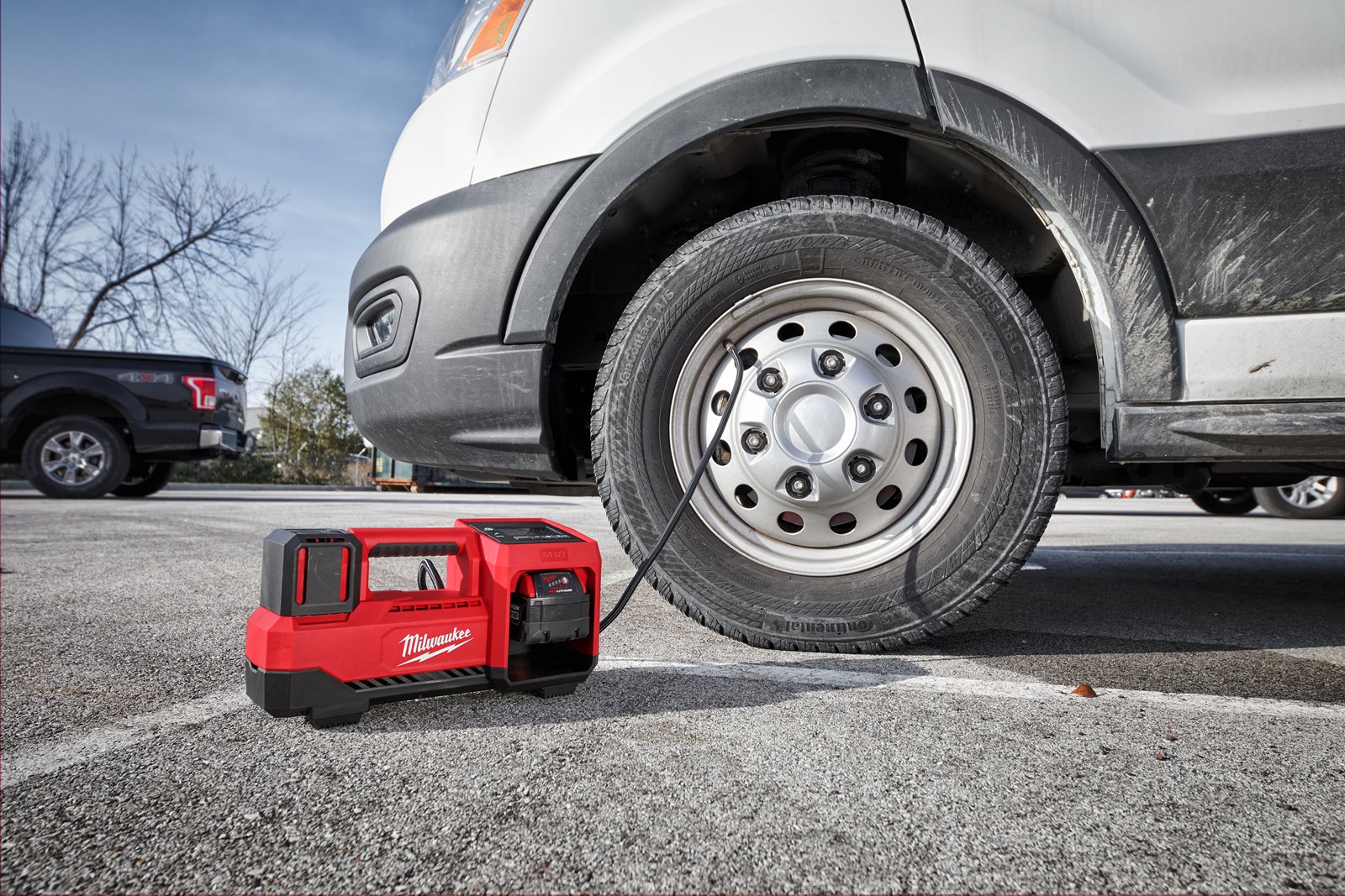 Compresor M18 Milwaukee M18 BI-0 - in utilizare 5