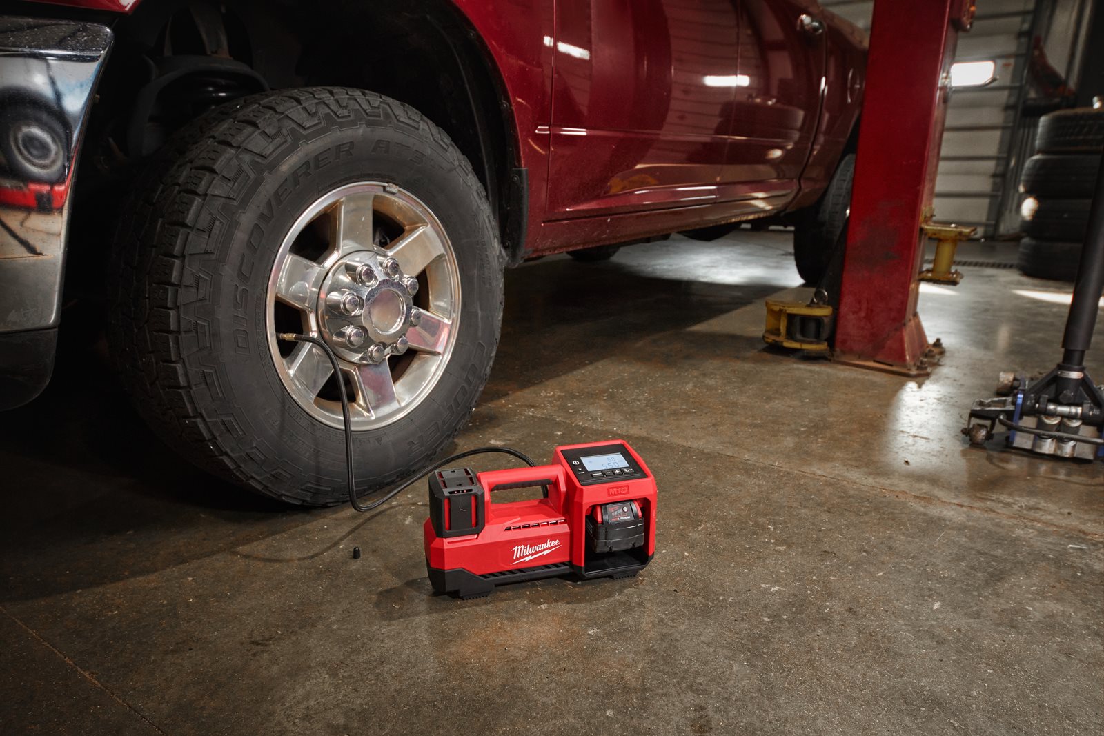 Compresor M18 Milwaukee M18 BI-0 - in utilizare 7
