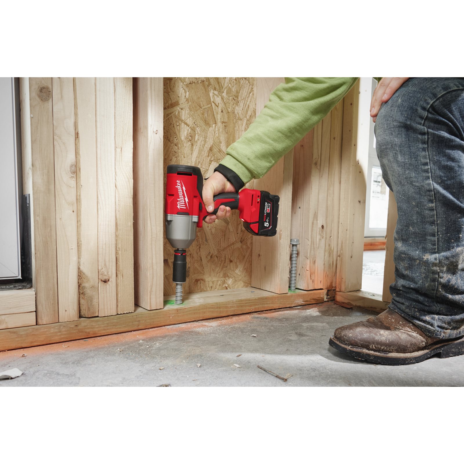 Cheie de impact M18 1/2", cuplu ridicat, motor fără perii și inel de fricțiune Milwaukee M18 BLHIWF12-0X - detaliu 1