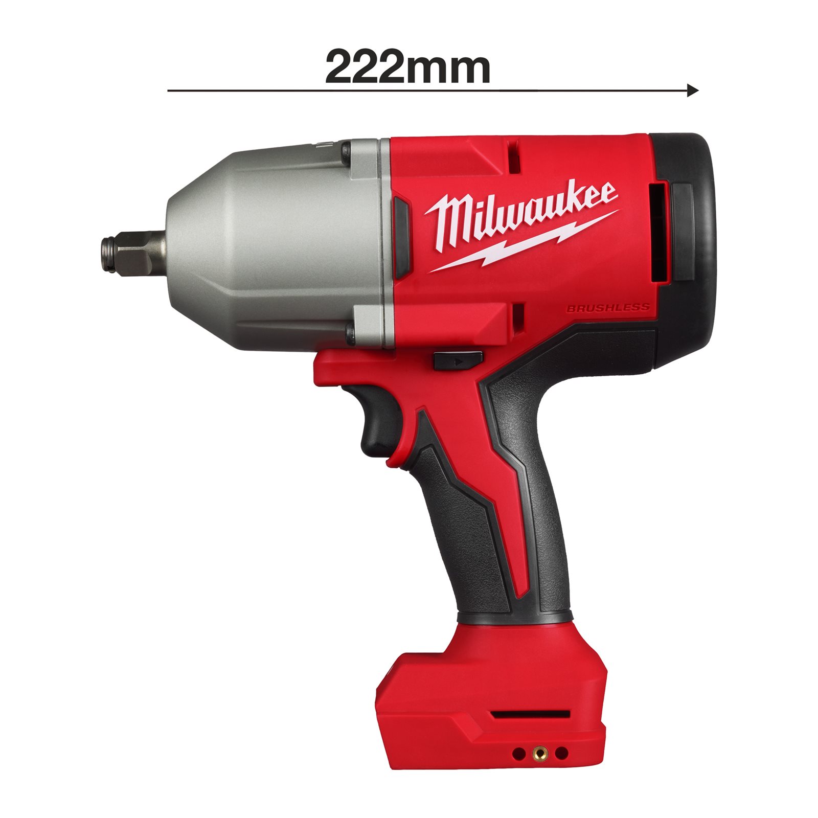 Cheie de impact M18 1/2", cuplu ridicat, motor fără perii și inel de fricțiune Milwaukee M18 BLHIWF12-0X - detaliu 2