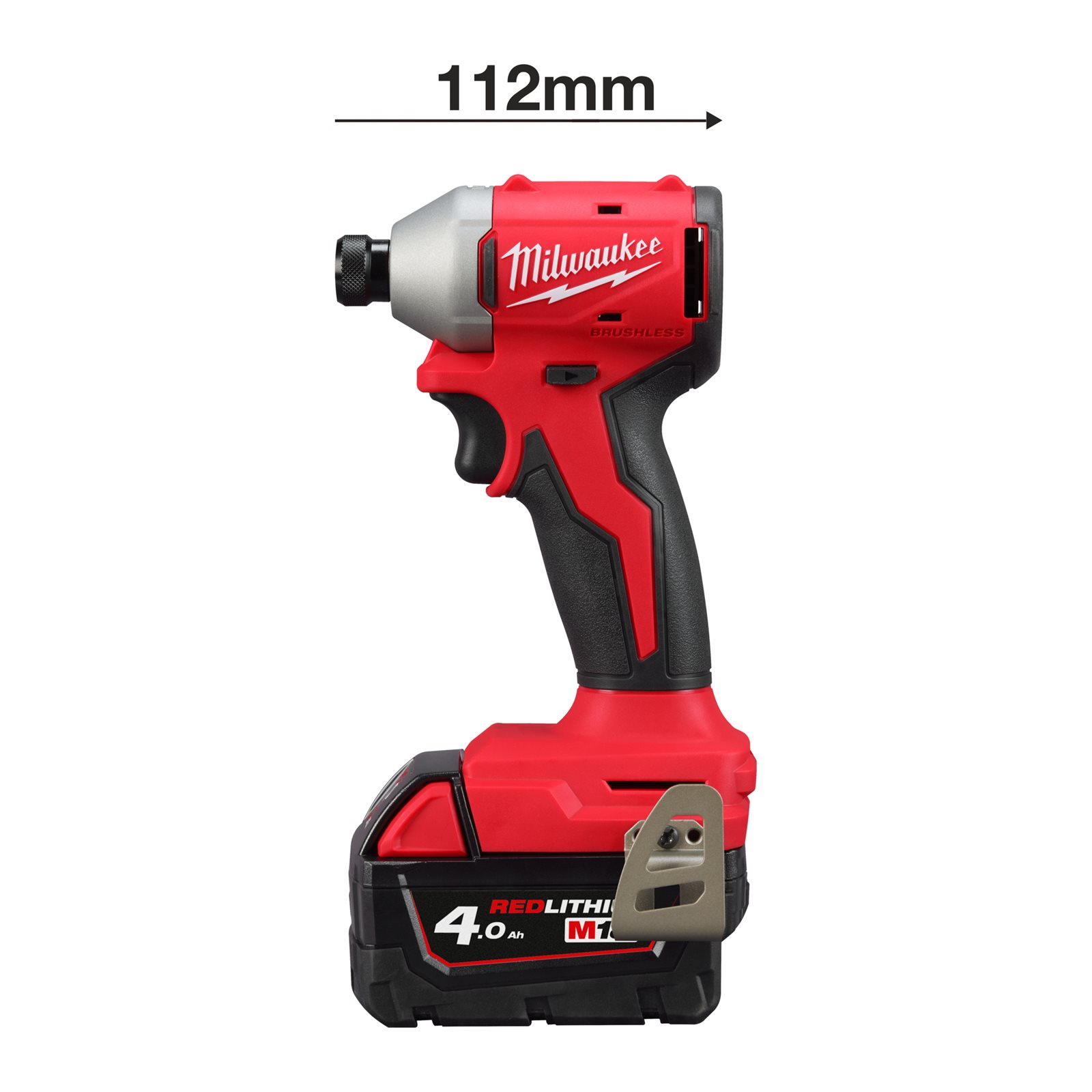 Mașină de înșurubat compactă cu impact, fără perii1/4" Hex M18 Milwaukee M18 BLIDRC-0 - detaliu 1