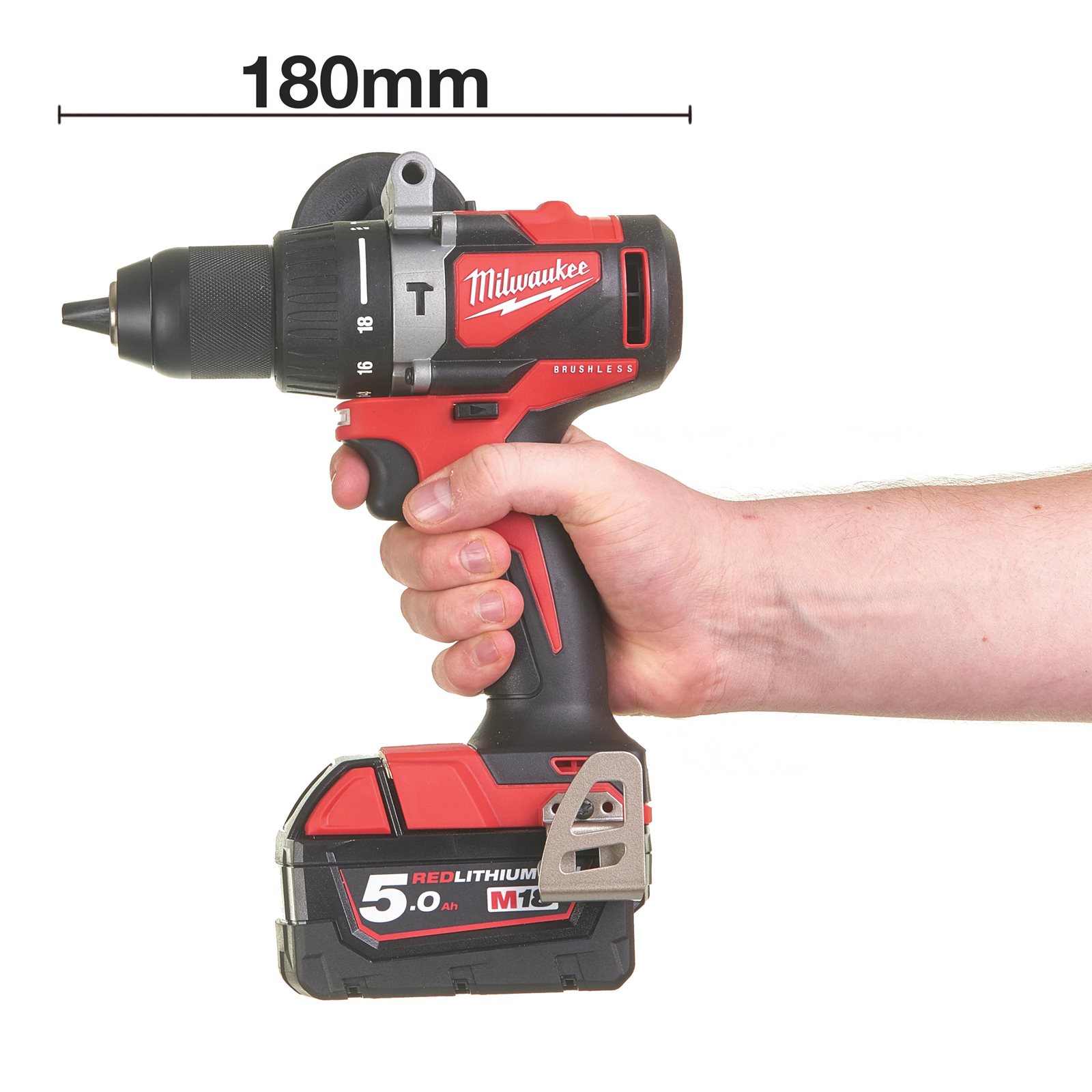 Mașină de găurit cu percuție, cu motor fără perii M18 Milwaukee M18 BLPD2-0X - detaliu 1