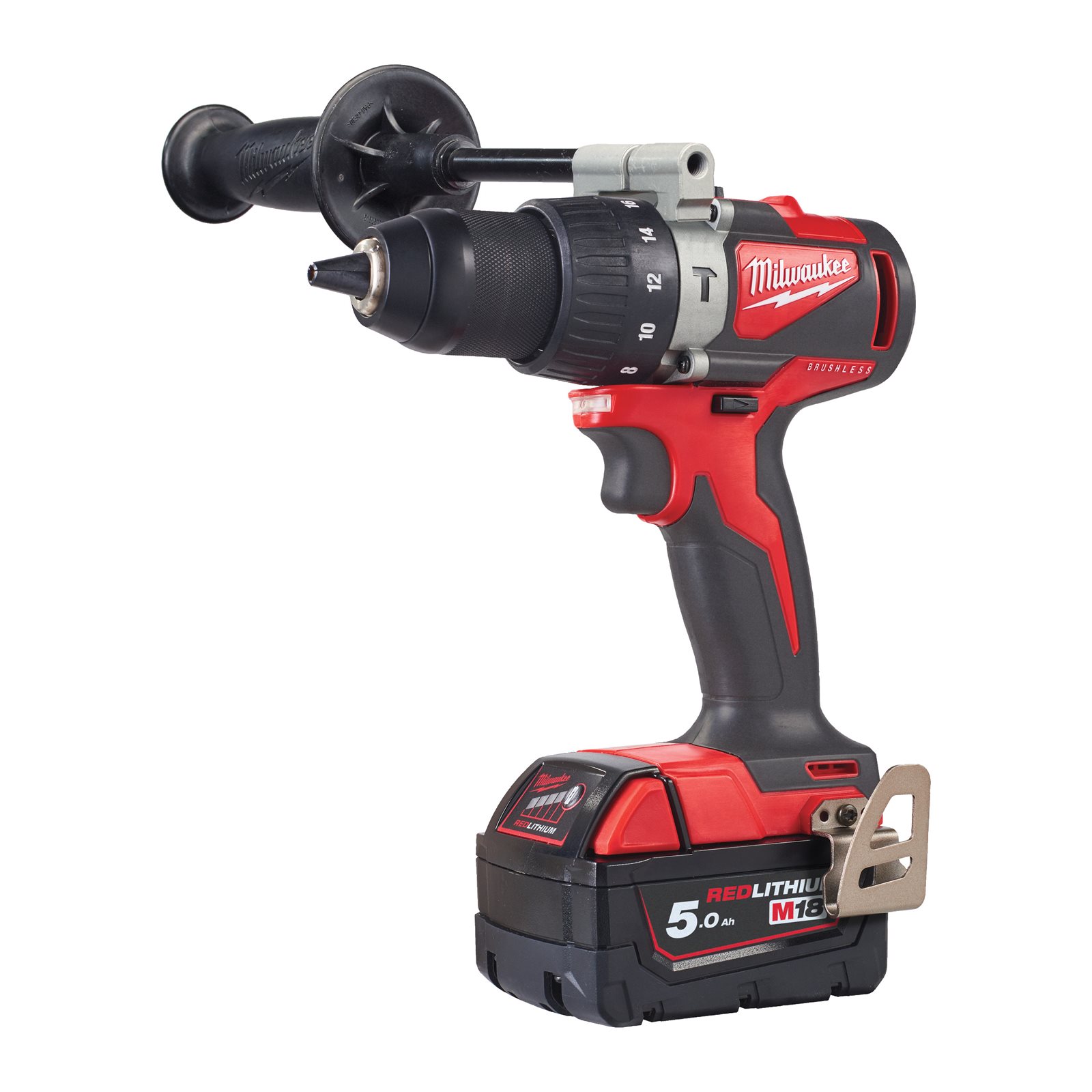 Mașină de găurit cu percuție, cu motor fără perii M18 Milwaukee M18 BLPD2-502X - imagine 2
