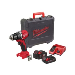 Mașină de găurit compactă, cu percuție și motor fără perii M18 Milwaukee M18 BLPDRC-422C
