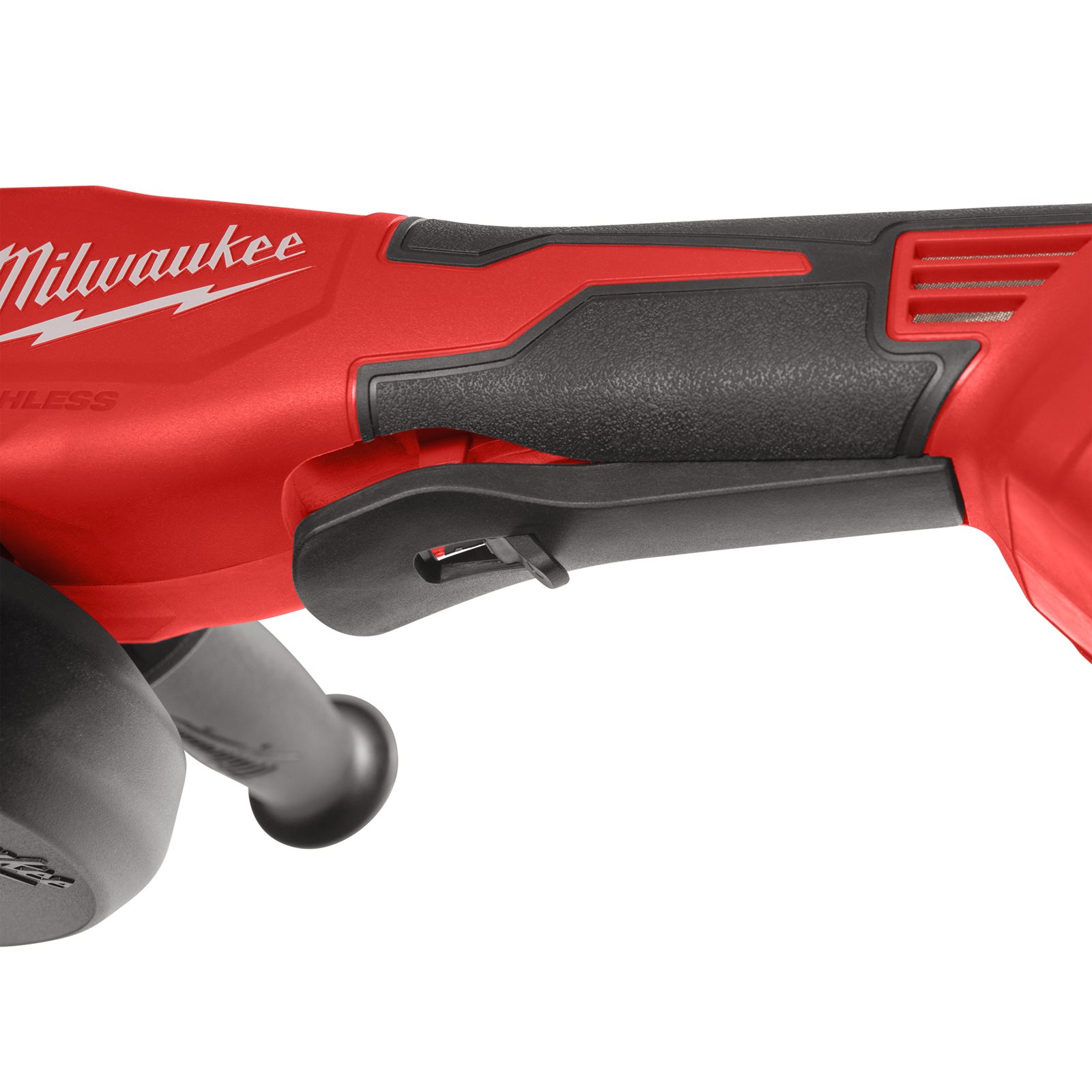 Polizor unghiular fără perii 115 mm M18 cu comutator tip clapetă Milwaukee M18 BLSAG115XPD-0 - detaliu 4