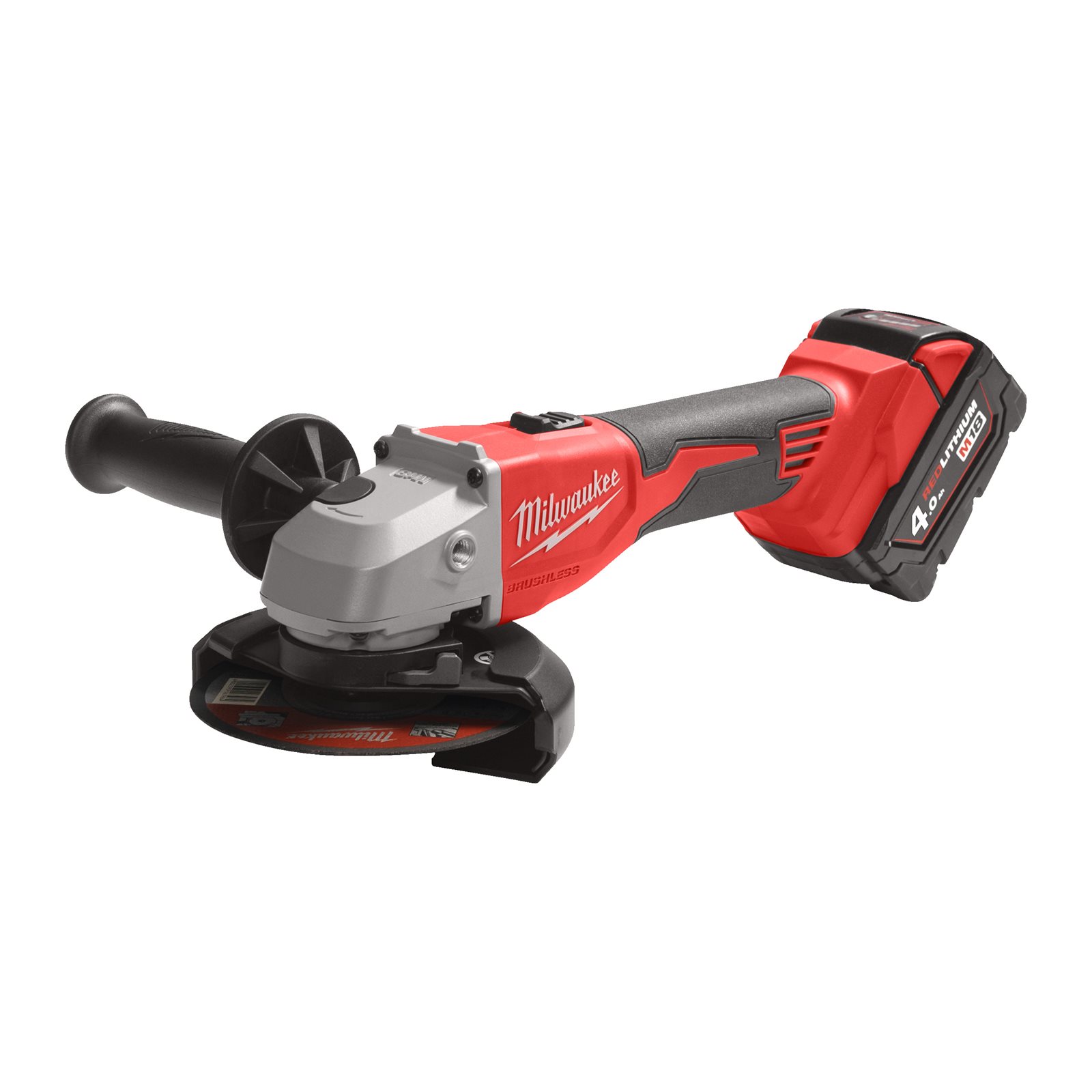 Polizor unghiular M18 125 mm cu comutator glisant Milwaukee M18 BLSAG125X-402X