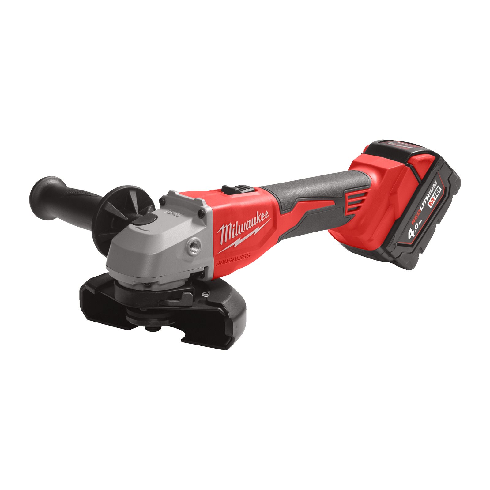Polizor unghiular M18 125 mm cu comutator glisant Milwaukee M18 BLSAG125X-402X - imagine 3