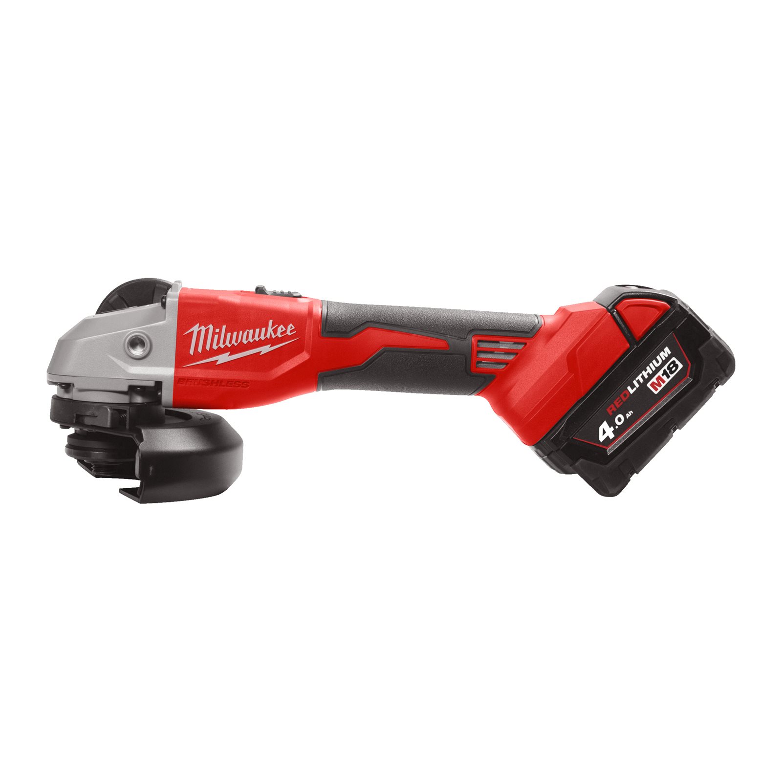 Polizor unghiular M18 125 mm cu comutator glisant Milwaukee M18 BLSAG125X-402X - imagine 4