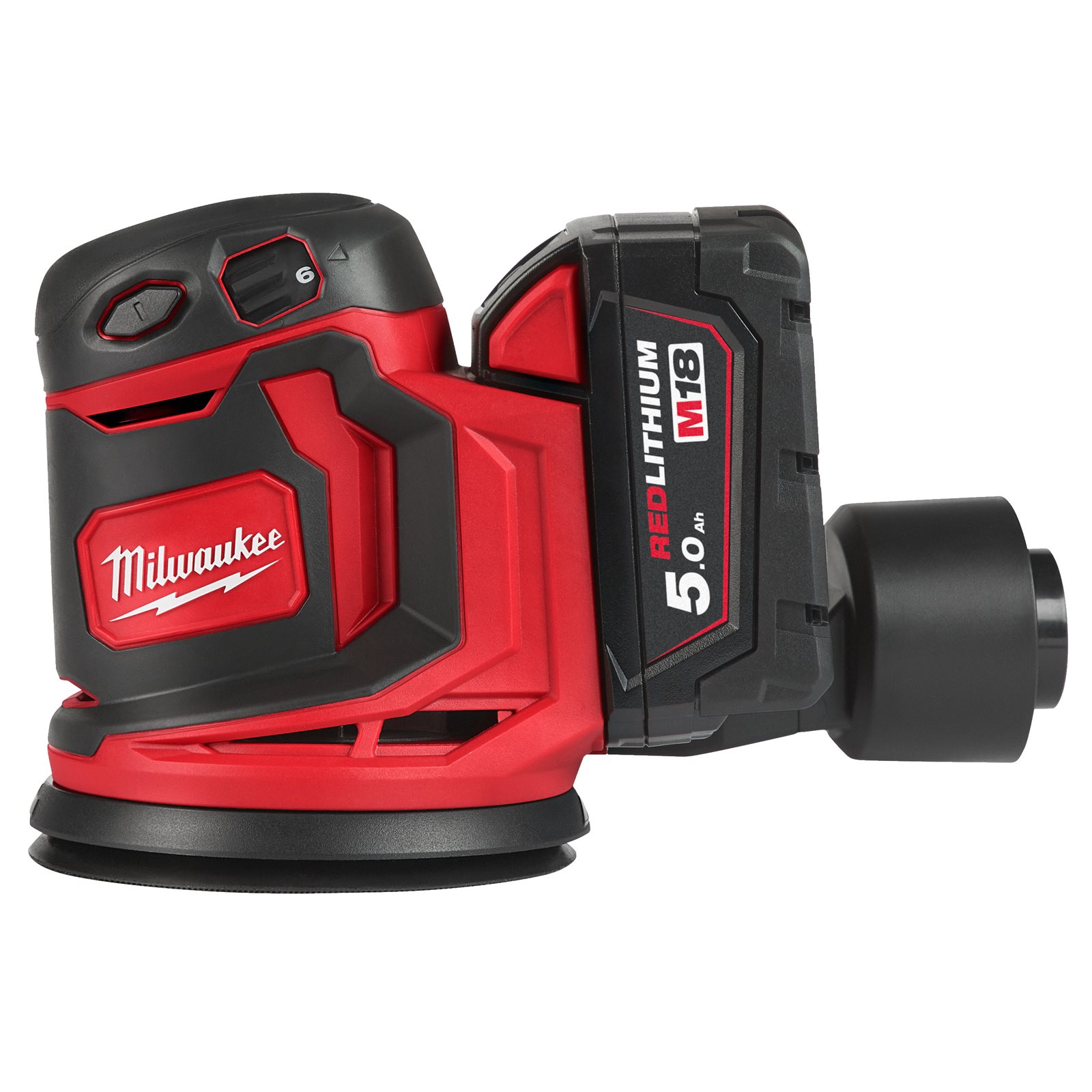 Șlefuitor orbital 125 mm M18 Milwaukee M18 BOS125-502B - imagine 2