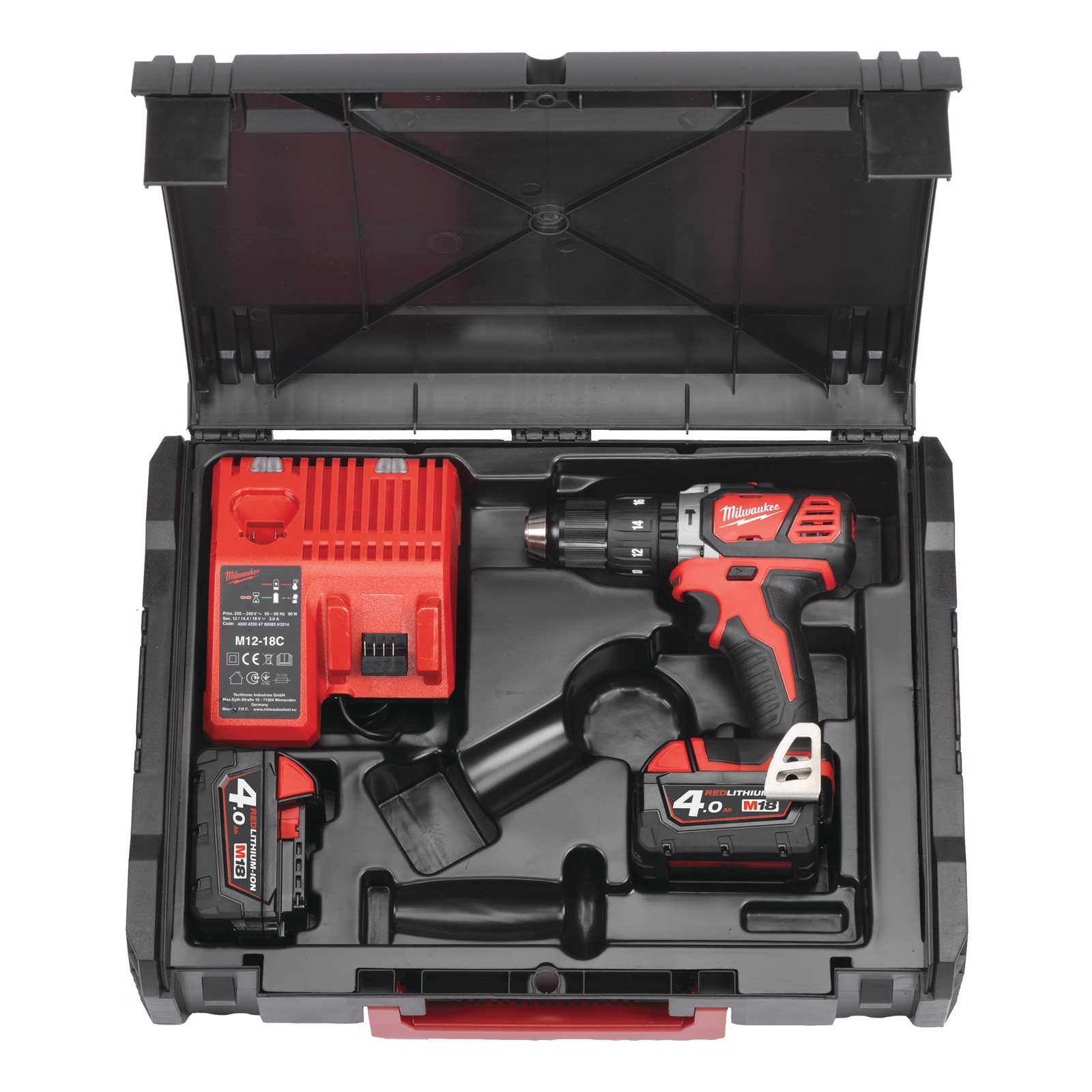 Mașină de găurit cu percuție compactă M18 Milwaukee M18 BPD-402X - imagine 3