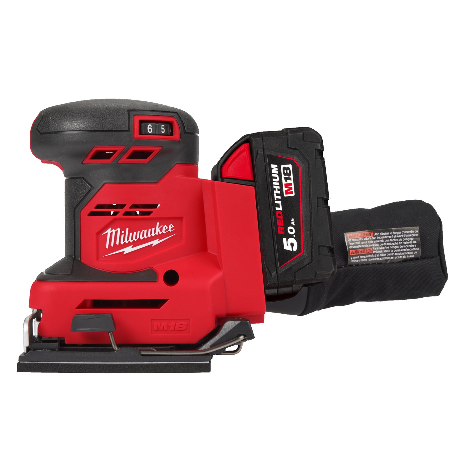 Șlefuitor rectiliniu M18 Milwaukee M18 BQSS-502B - imagine 3