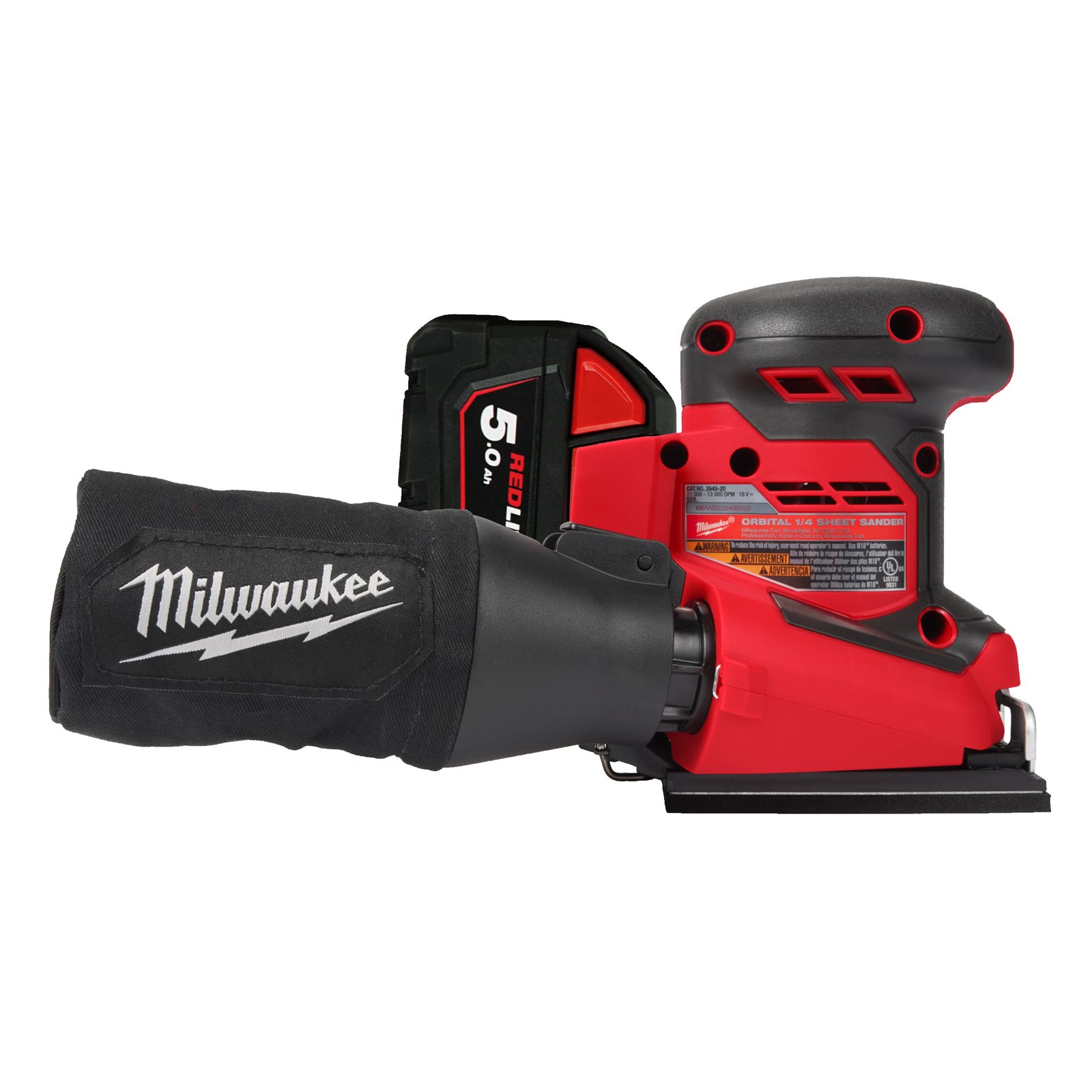Șlefuitor rectiliniu M18 Milwaukee M18 BQSS-502B - imagine 4