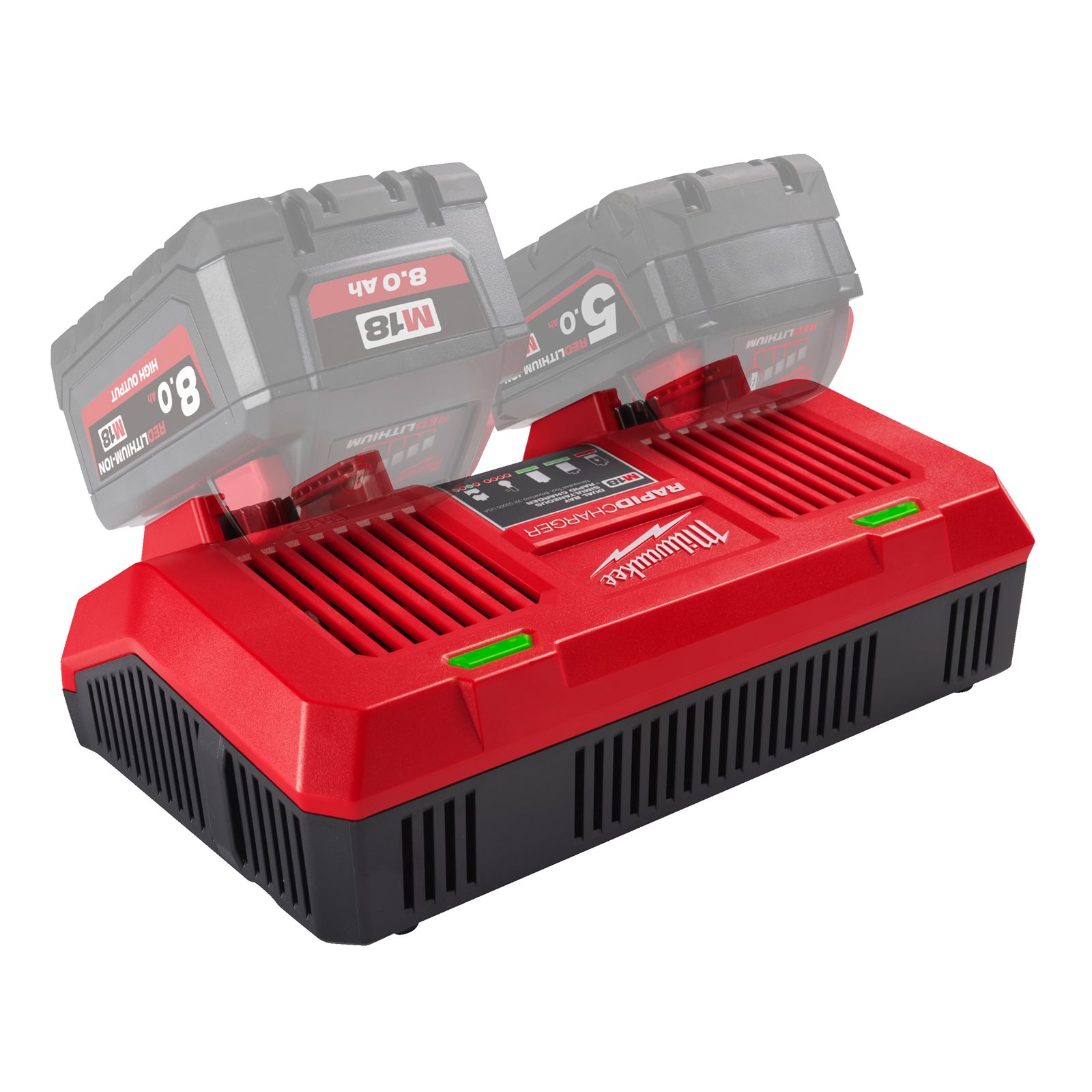 Încărcător dublu M18 Milwaukee M18 DFC - detaliu 4