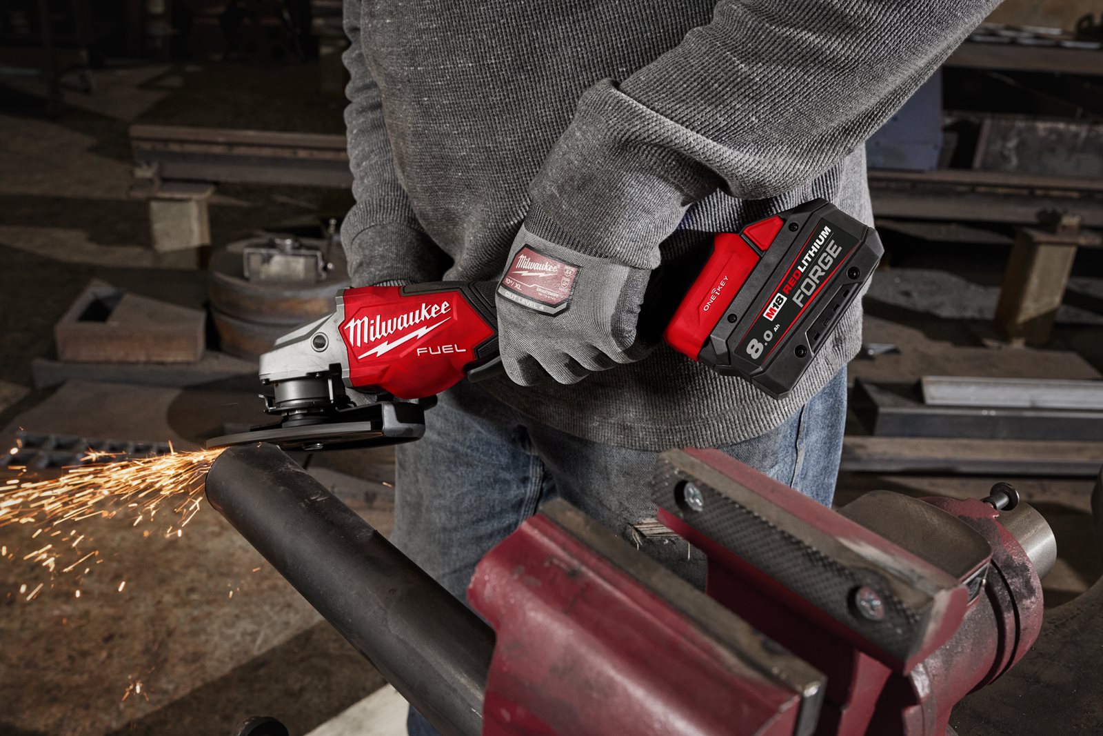 Acumulator 8.0 Ah M18 FORGE Milwaukee M18 FB8 - in utilizare 1
