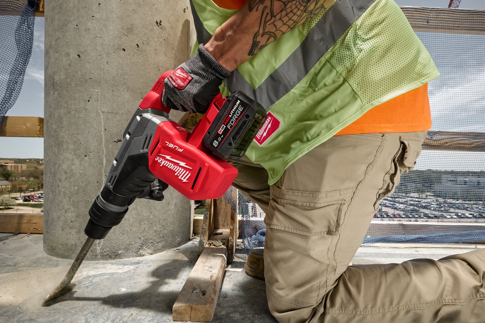 Acumulator 8.0 Ah M18 FORGE Milwaukee M18 FB8 - in utilizare 6