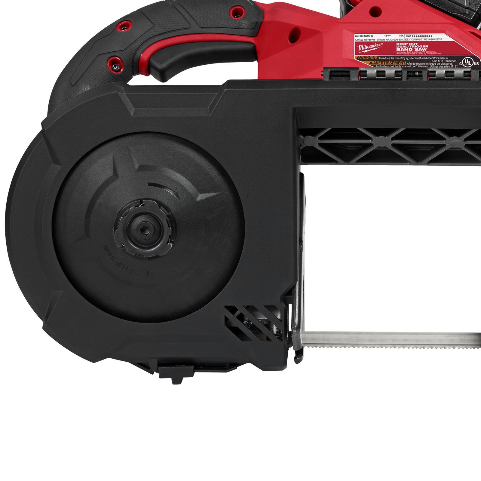 Fierăstrău cu bandă pentru tăieri adânci, cu declanșator dublu M18 FUEL ONE-KEY Milwaukee M18 FBS127DO-0C - detaliu 2