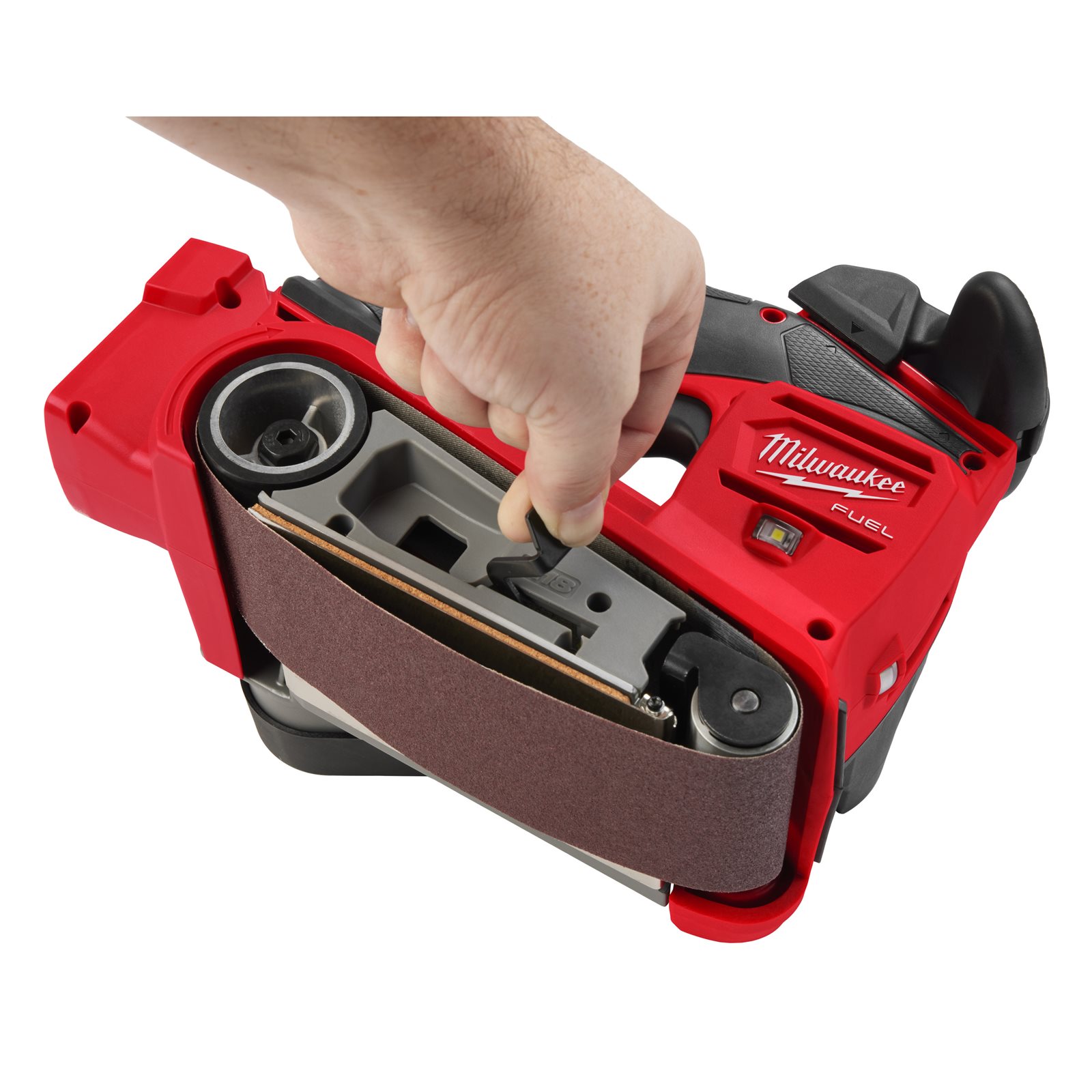 Șlefuitor cu curea 75 mm M18 FUEL Milwaukee M18 FBTS75-0 - detaliu 1
