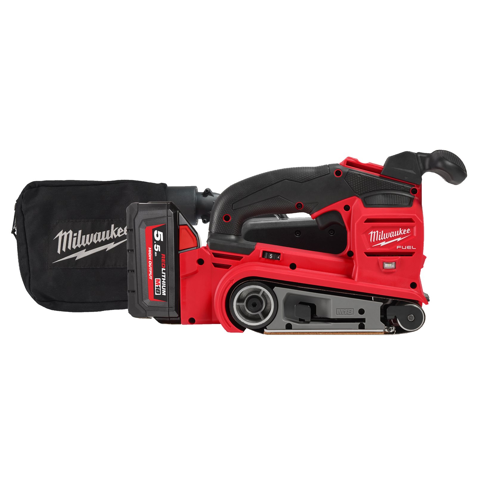 Șlefuitor cu curea 75 mm M18 FUEL Milwaukee M18 FBTS75-552X