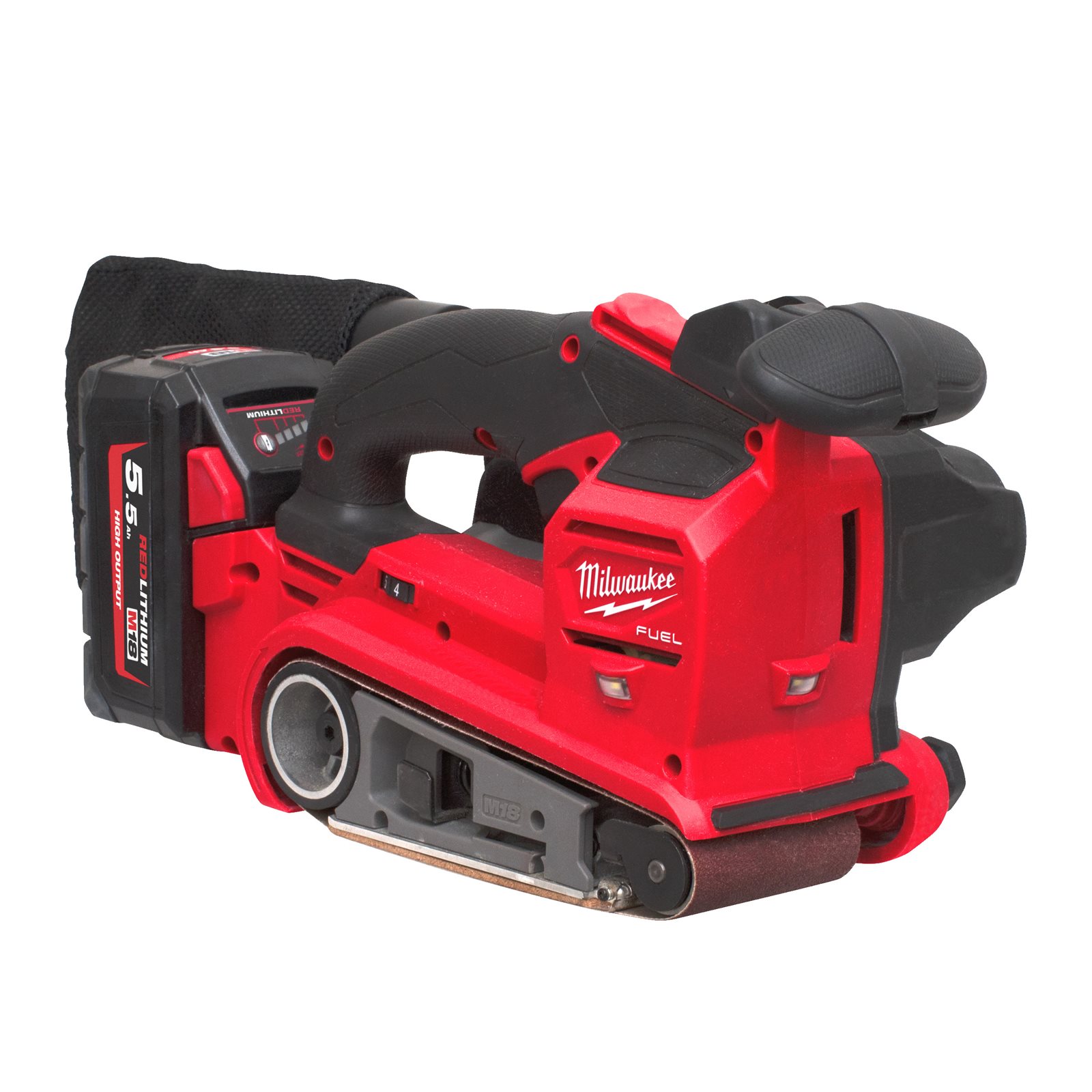 Șlefuitor cu curea 75 mm M18 FUEL Milwaukee M18 FBTS75-552X - imagine 2