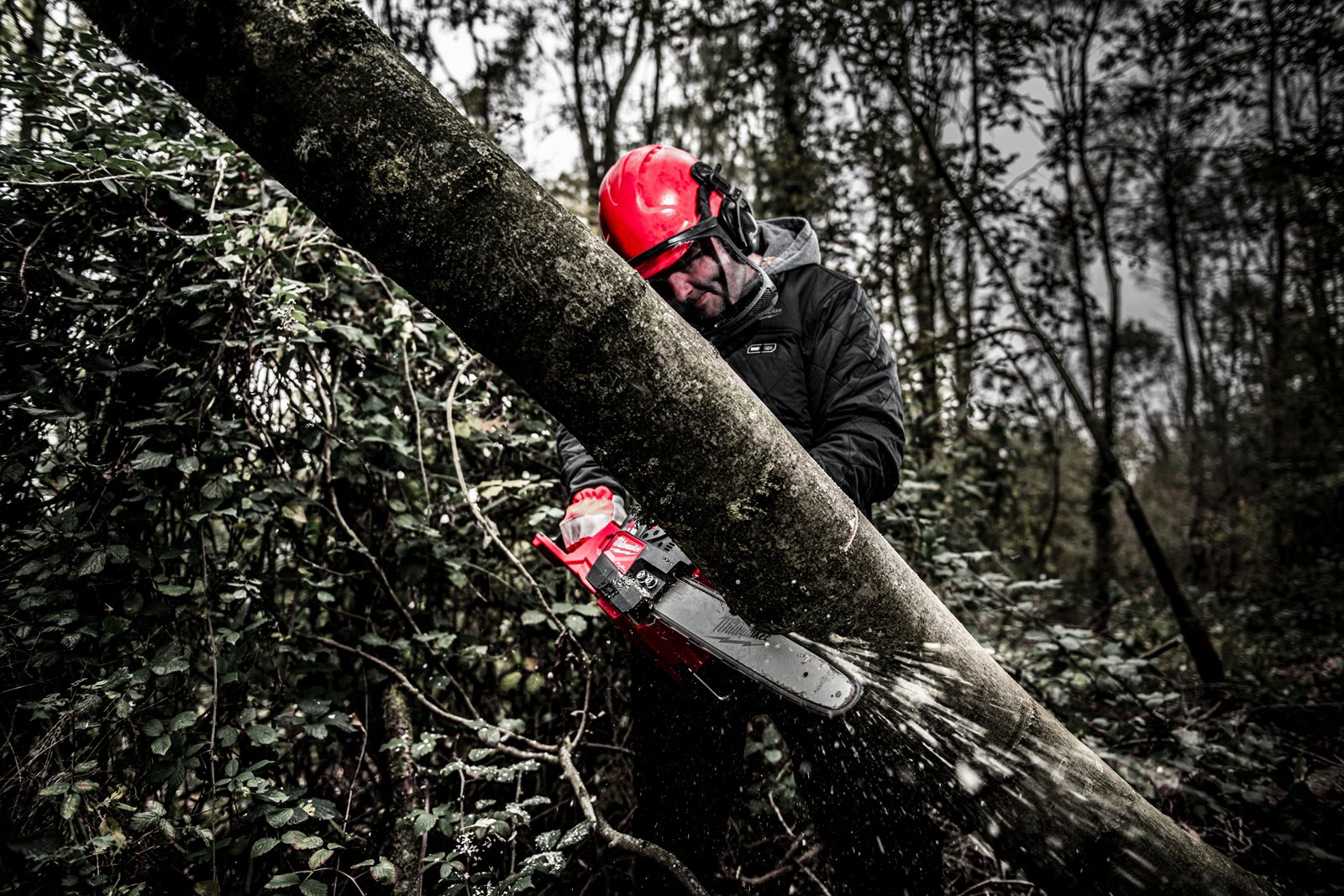 Fierăstrău cu lanț 40 cm M18 FUEL Milwaukee M18 FCHS-0 - in utilizare 9