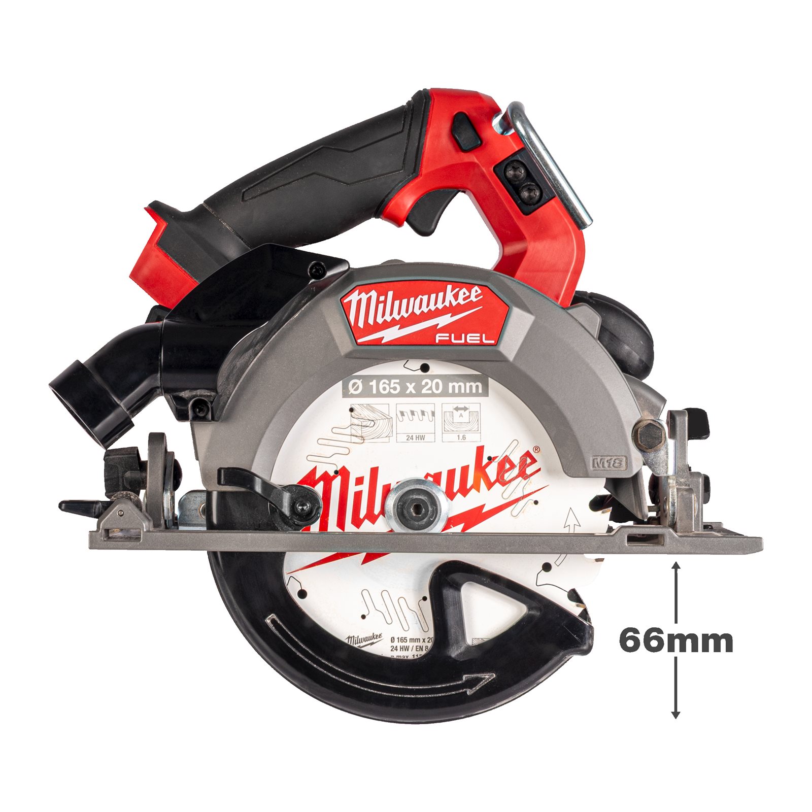 Fierăstrău circular M18 FUEL 165 mm Milwaukee M18 FCSDC165-0C - detaliu 1