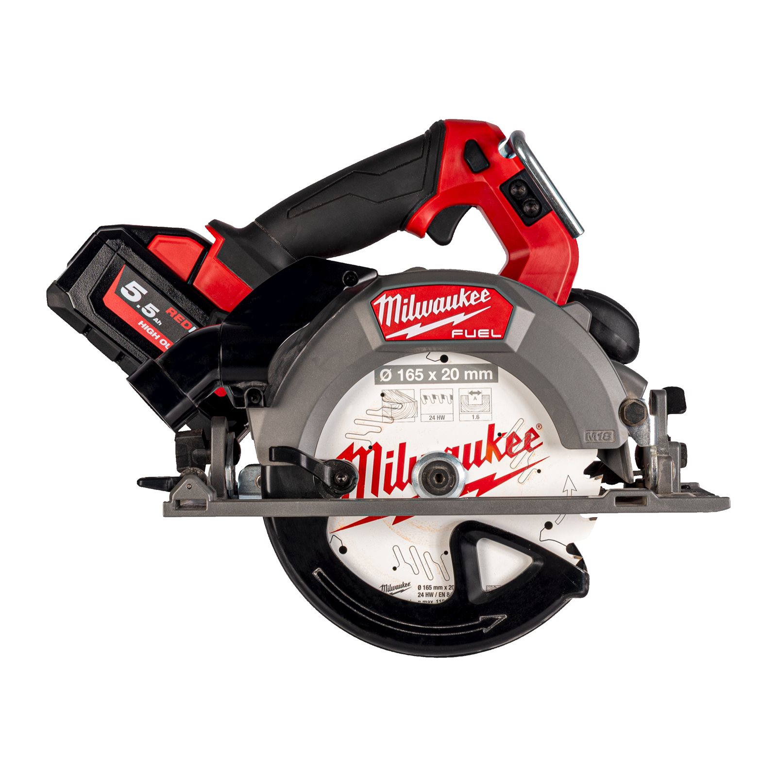Fierăstrău circular M18 FUEL 165 mm Milwaukee M18 FCSDC165-552C