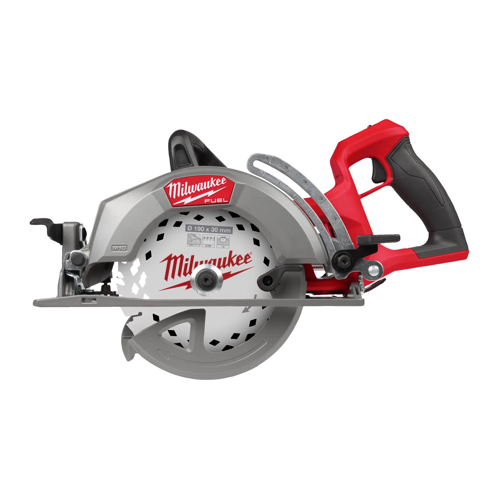 Fierăstrău circular M18 FUEL mâner spate Milwaukee M18 FCSRH662-0