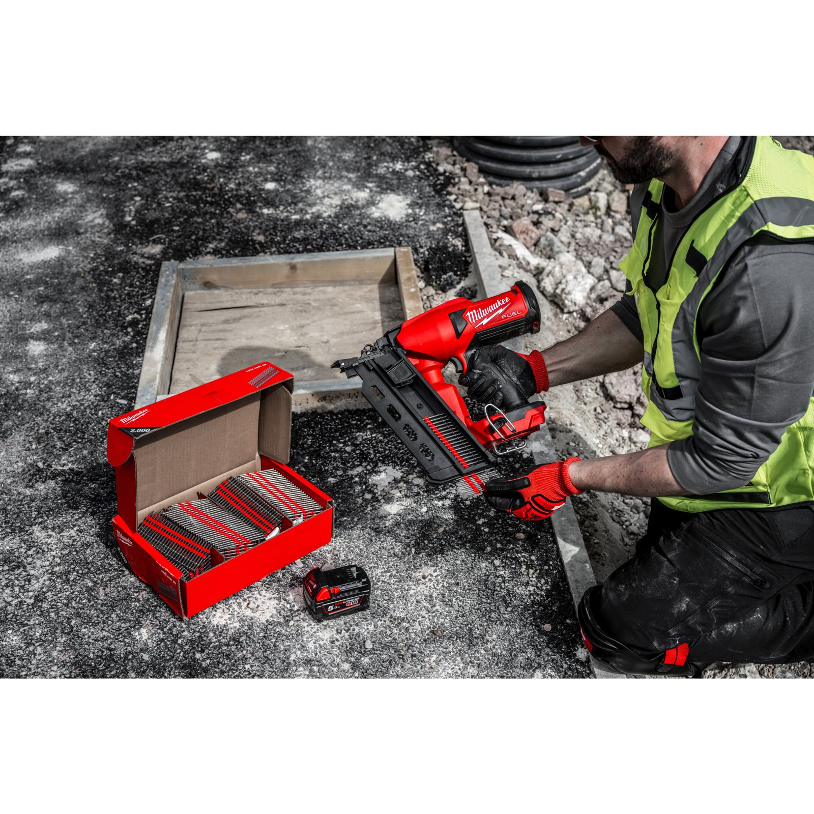 Pistol cuie M18 FUEL tip duplex Milwaukee M18 FDN-0C - detaliu 1