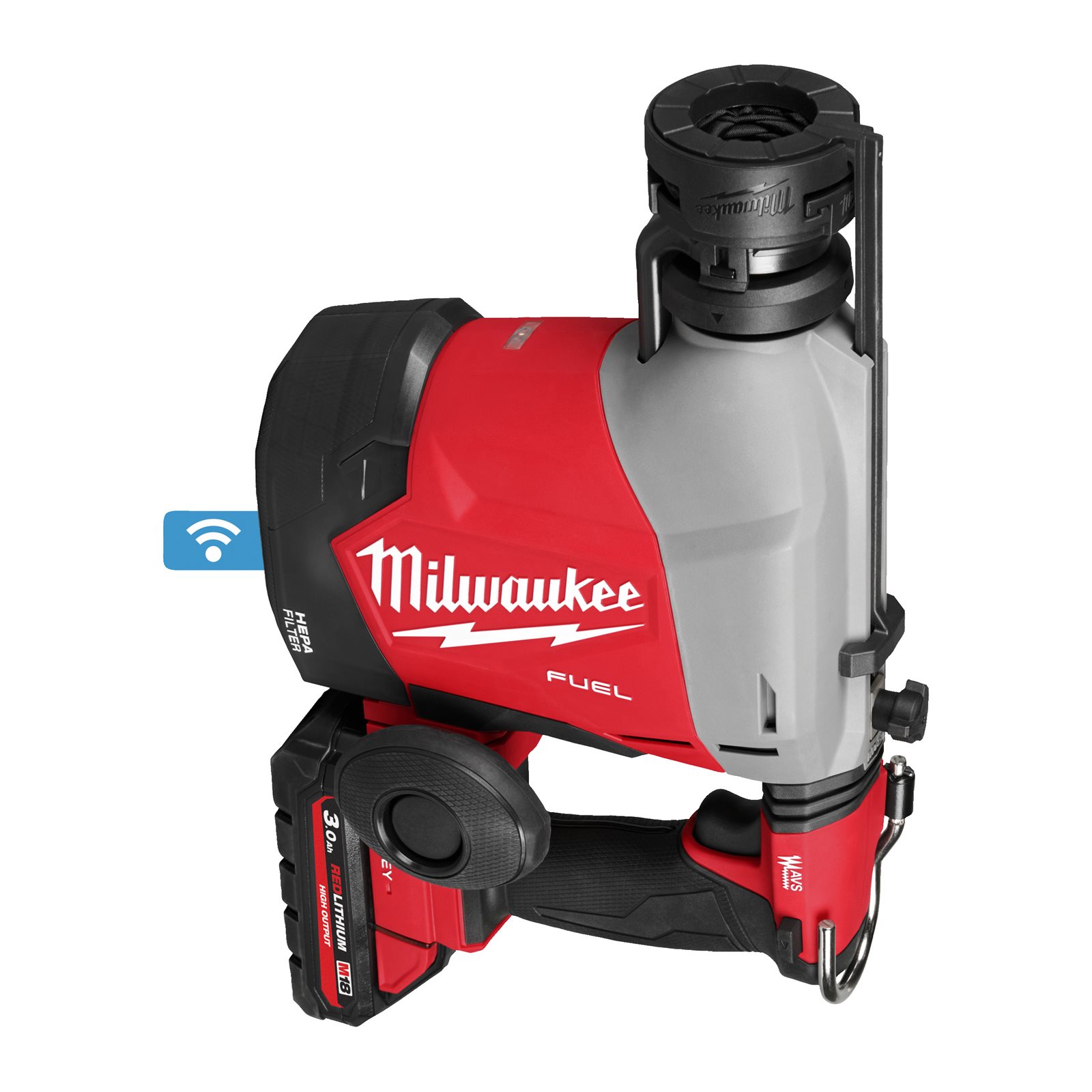 Ciocan rotopercutor 16 mm SDS-PLUS M18 FUEL cu extractor de praf integrat Milwaukee M18 FHAFOH16-302X 4933493533 - imagine 2