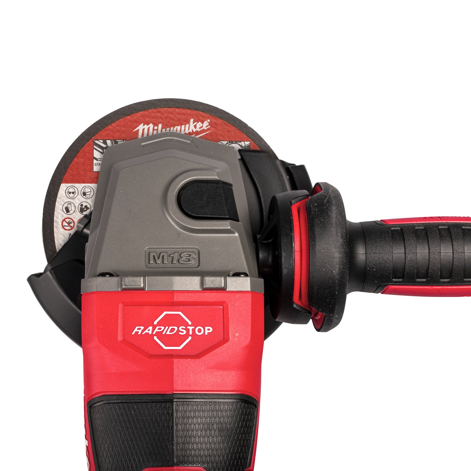 Polizor unghiular de înaltă performanță 125 mm, cu frânare și schimbător lateral M18 FUEL Milwaukee M18 FHSAG125XB2-0X 4933493415 - detaliu 1