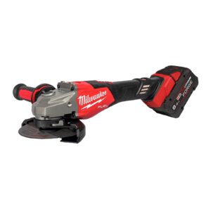 Polizor unghiular de înaltă performanță 125 mm, cu frânare și schimbător lateral M18 FUEL Milwaukee M18 FHSAG125XB2-802X 4933493416