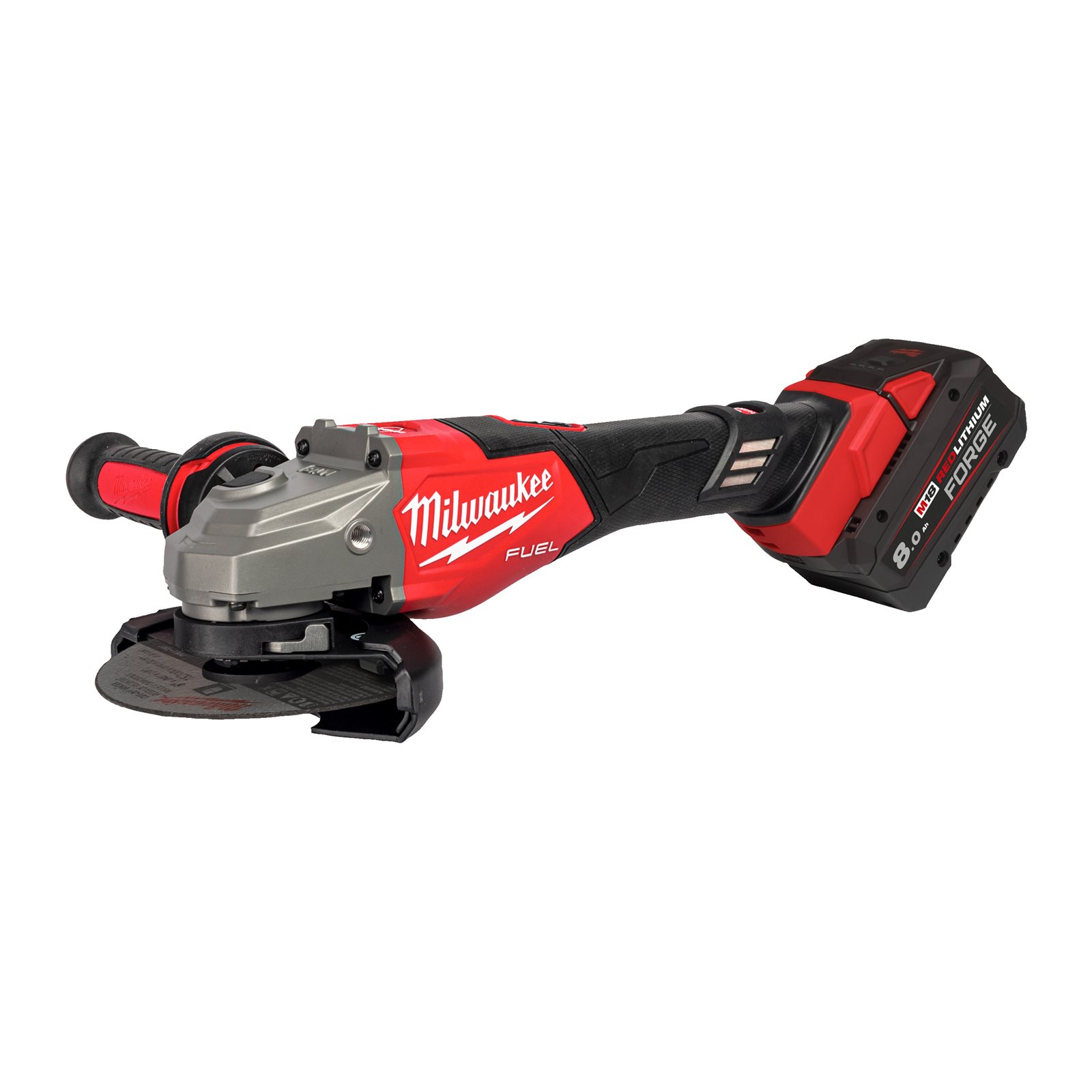 Polizor unghiular de înaltă performanță 125 mm, cu frânare și schimbător lateral M18 FUEL Milwaukee M18 FHSAG125XB2-802X 4933493416