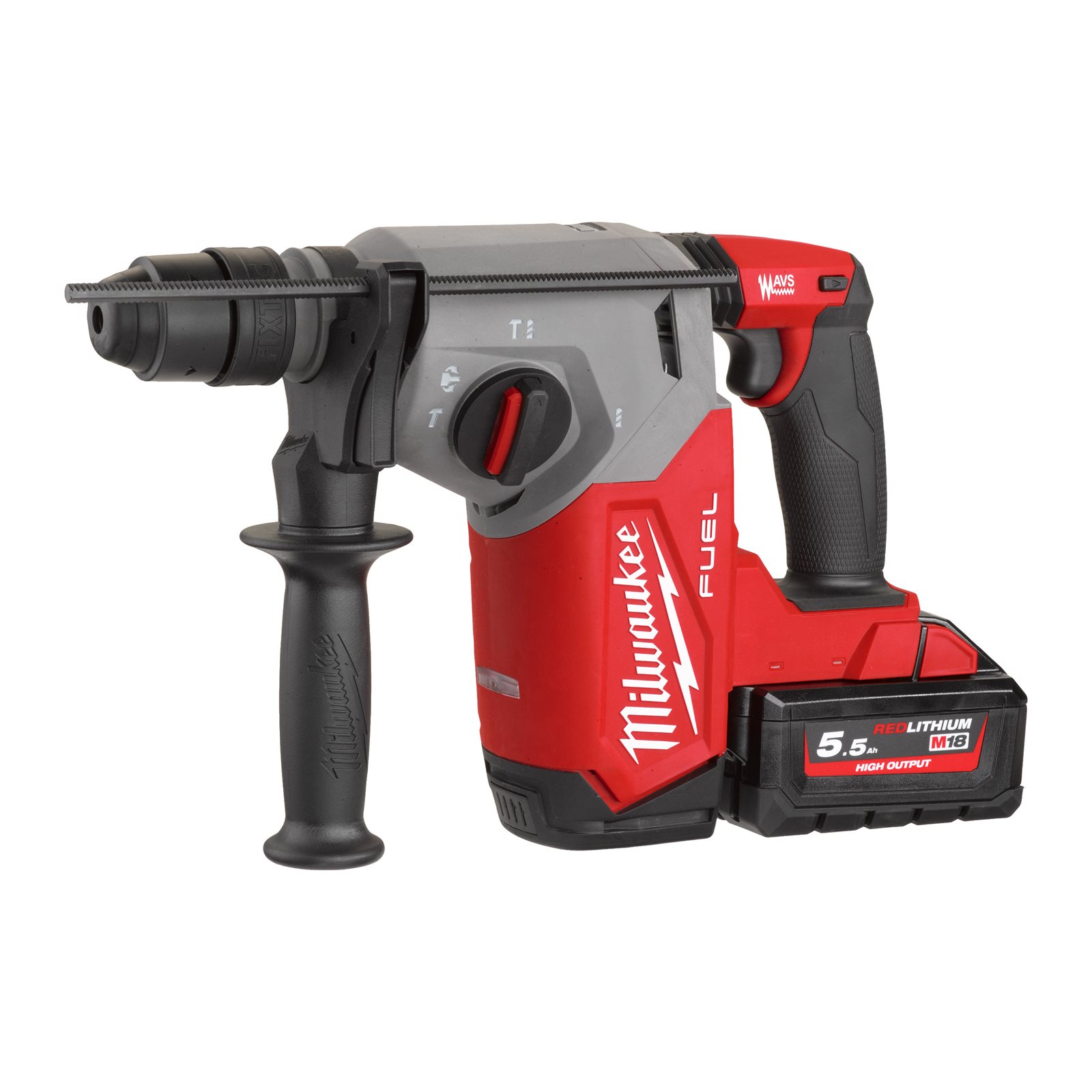 Ciocan rotopercutor SDS-Plus 26 mm cu 4 funcții și mandrină FIXTEC M18 FUEL Milwaukee M18 FHX-552X 4933478889 - imagine 2