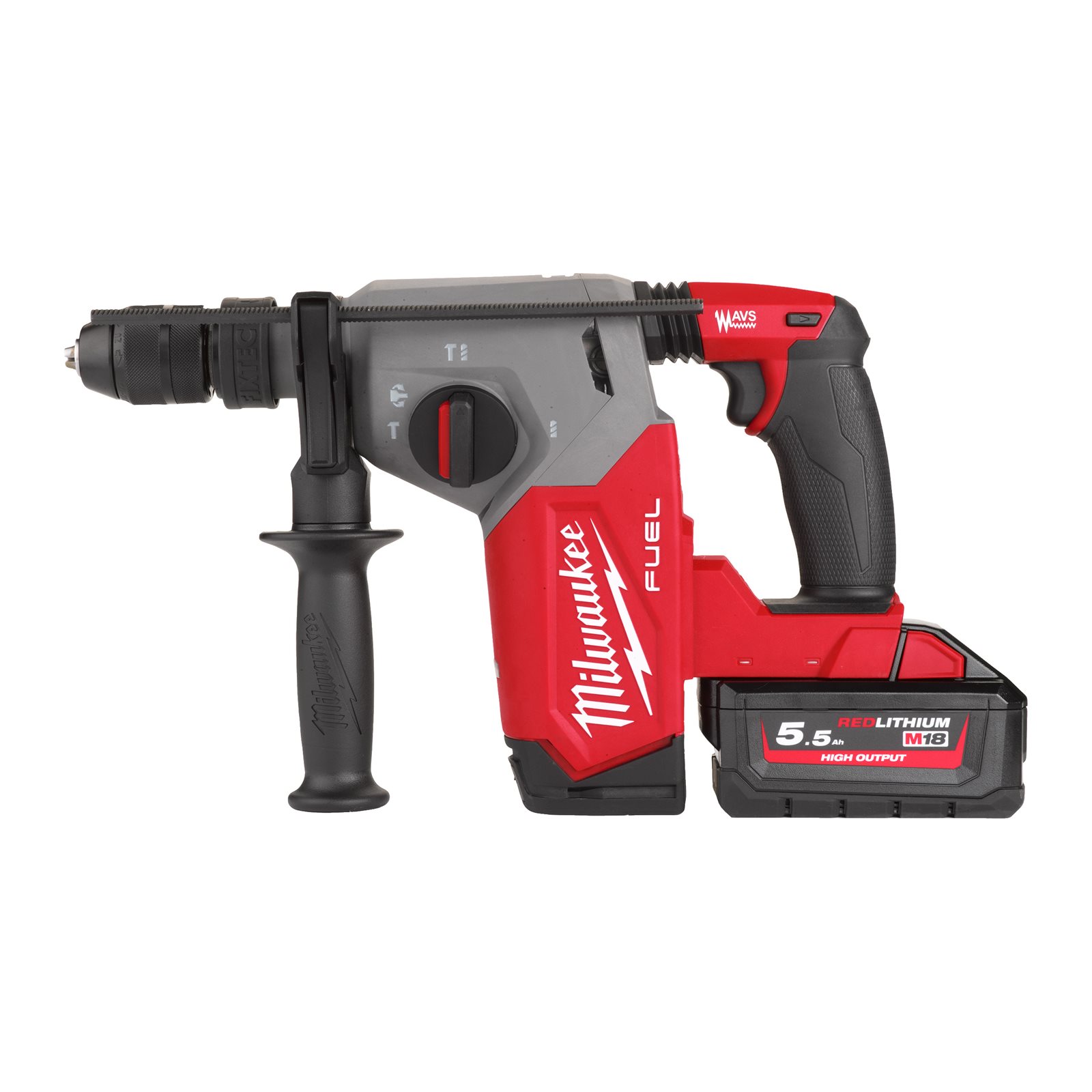 Ciocan rotopercutor SDS-Plus 26 mm cu 4 funcții și mandrină FIXTEC M18 FUEL Milwaukee M18 FHX-552X 4933478889 - imagine 3