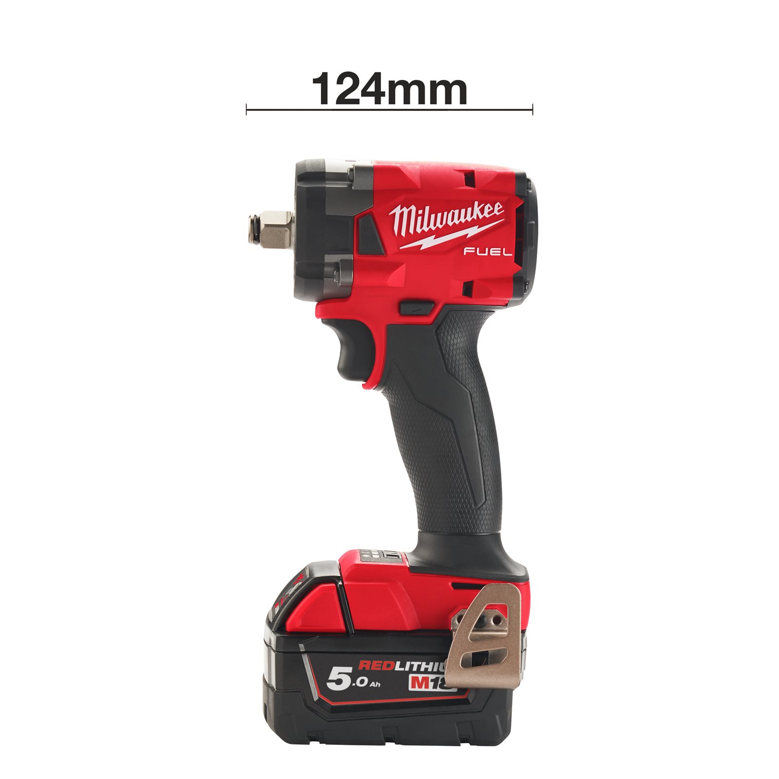 Cheie de impact 1/2" M18 FUEL compactă cu inel de fixare Milwaukee M18 FIW2F12-0X - detaliu 2