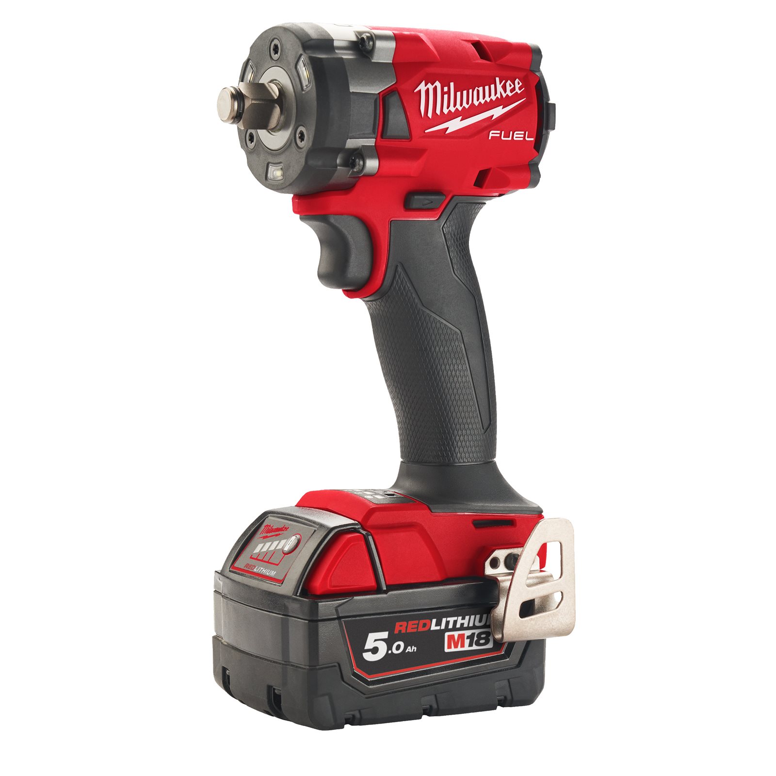 Cheie de impact 1/2" M18 FUEL compactă cu inel de fixare Milwaukee M18 FIW2F12-502X - imagine 2
